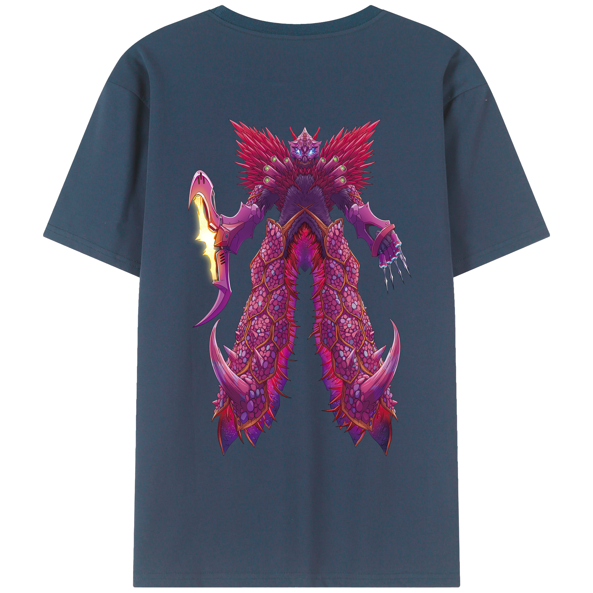 （画像用） ウルトラマン Ultraman 綿100％ メンズ半袖Tシャツ（バックプリント） 通気性