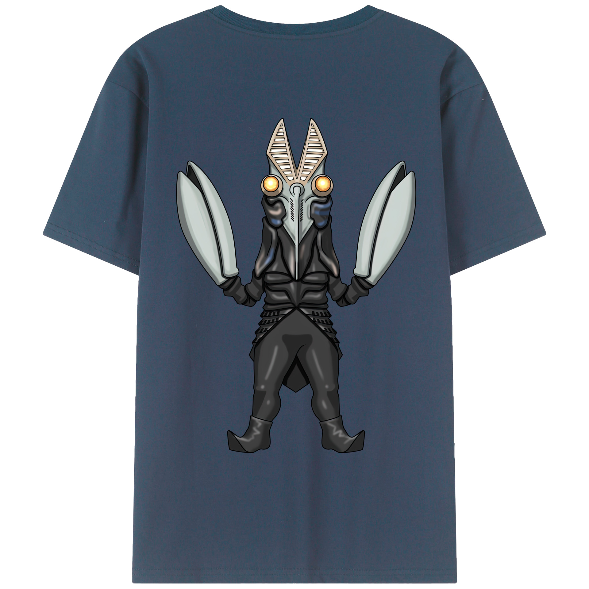 （画像用） ウルトラマン Ultraman 綿100％ メンズ半袖Tシャツ（バックプリント） 通気性