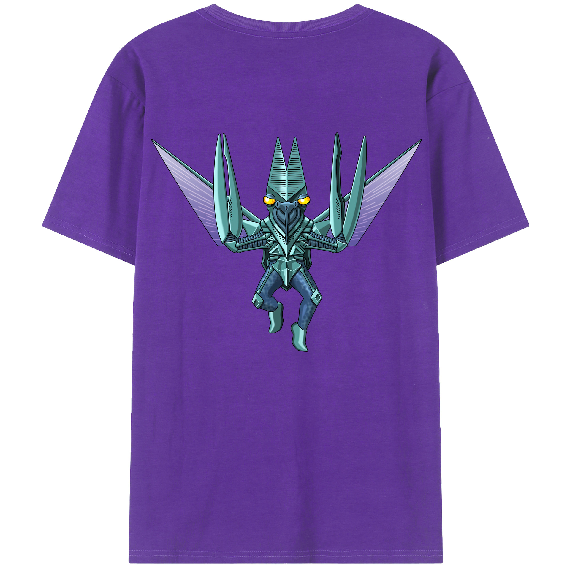 （画像用） ウルトラマン Ultraman 綿100％ メンズ半袖Tシャツ（バックプリント） 通気性