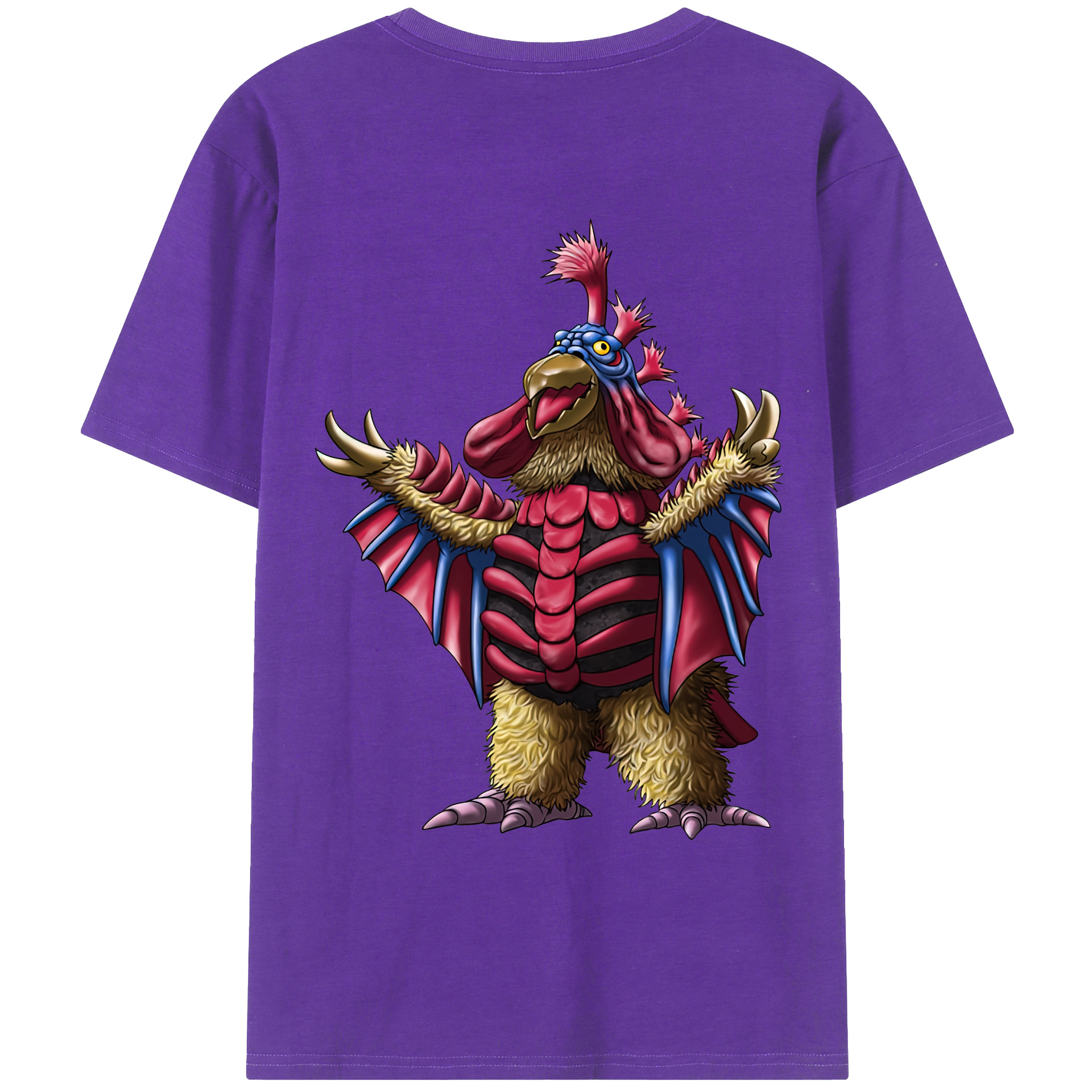 （画像用） ウルトラマン Ultraman 綿100％ メンズ半袖Tシャツ（バックプリント） 通気性