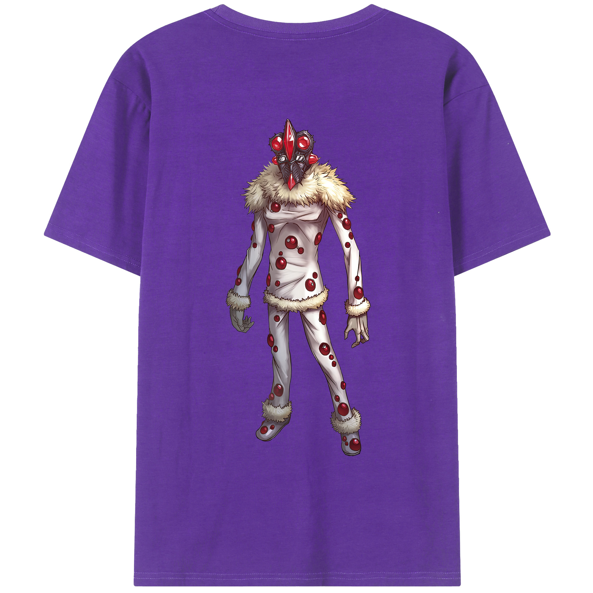 （画像用） ウルトラマン Ultraman 綿100％ メンズ半袖Tシャツ（バックプリント） 通気性