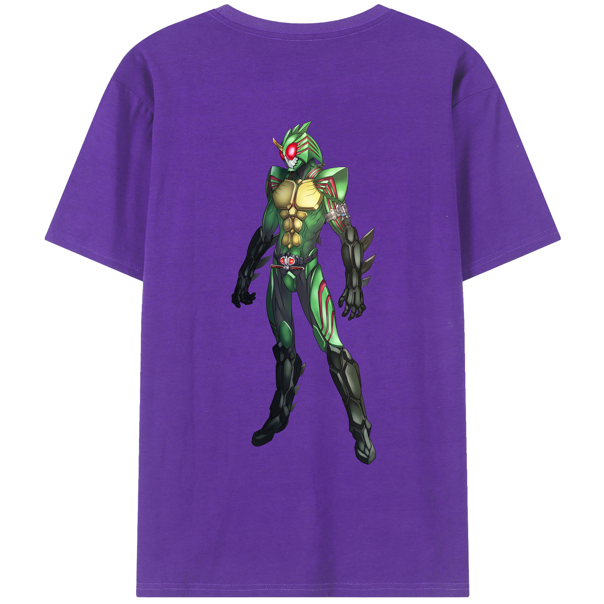 （画像用） ウルトラマン Ultraman 綿100％ メンズ半袖Tシャツ（バックプリント） 通気性