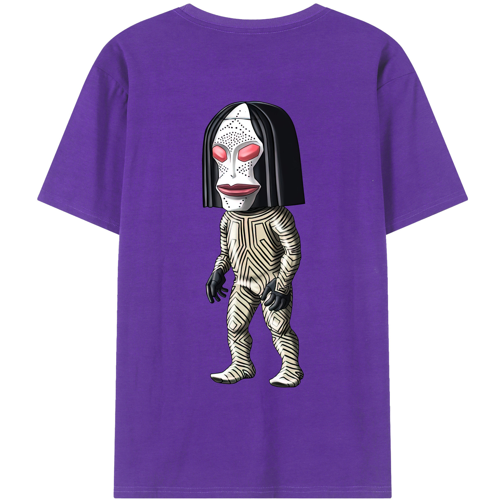 （画像用） ウルトラマン Ultraman 綿100％ メンズ半袖Tシャツ（バックプリント） 通気性