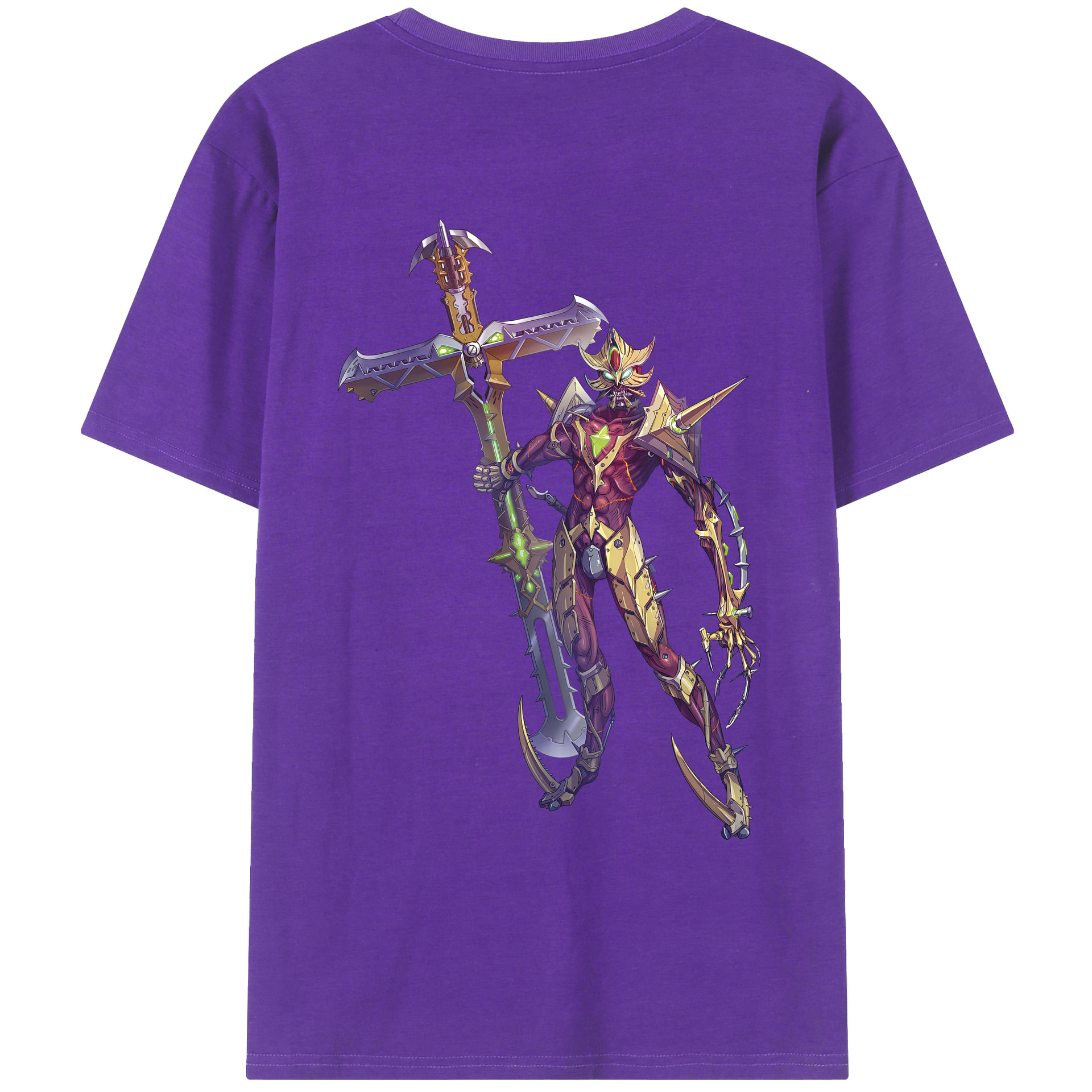 （画像用） ウルトラマン Ultraman 綿100％ メンズ半袖Tシャツ（バックプリント） 通気性