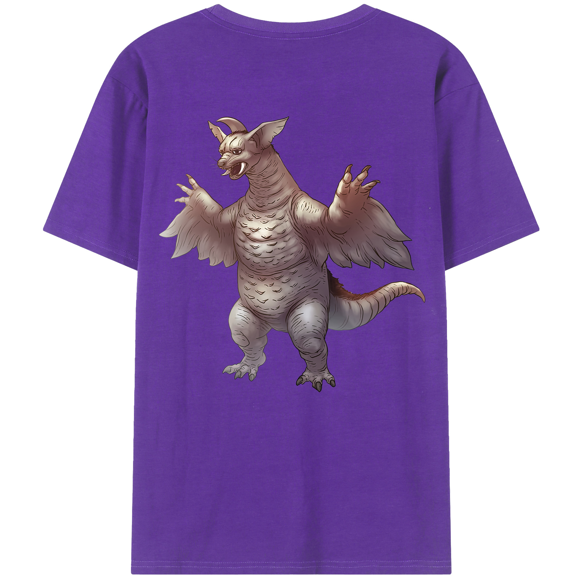 （画像用） ウルトラマン Ultraman 綿100％ メンズ半袖Tシャツ（バックプリント） 通気性