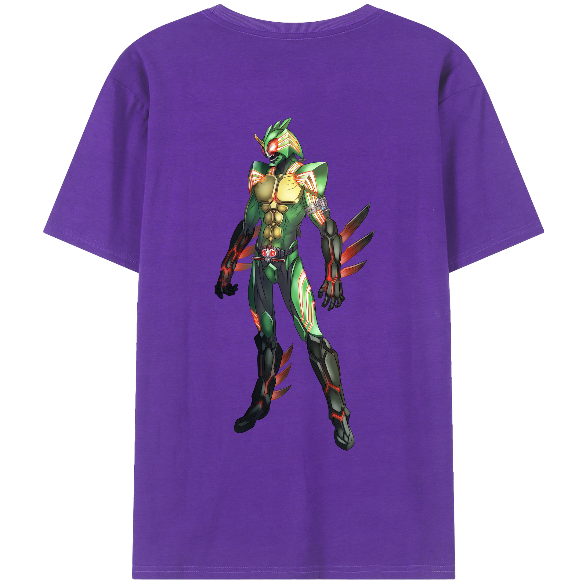 （画像用） ウルトラマン Ultraman 綿100％ メンズ半袖Tシャツ（バックプリント） 通気性