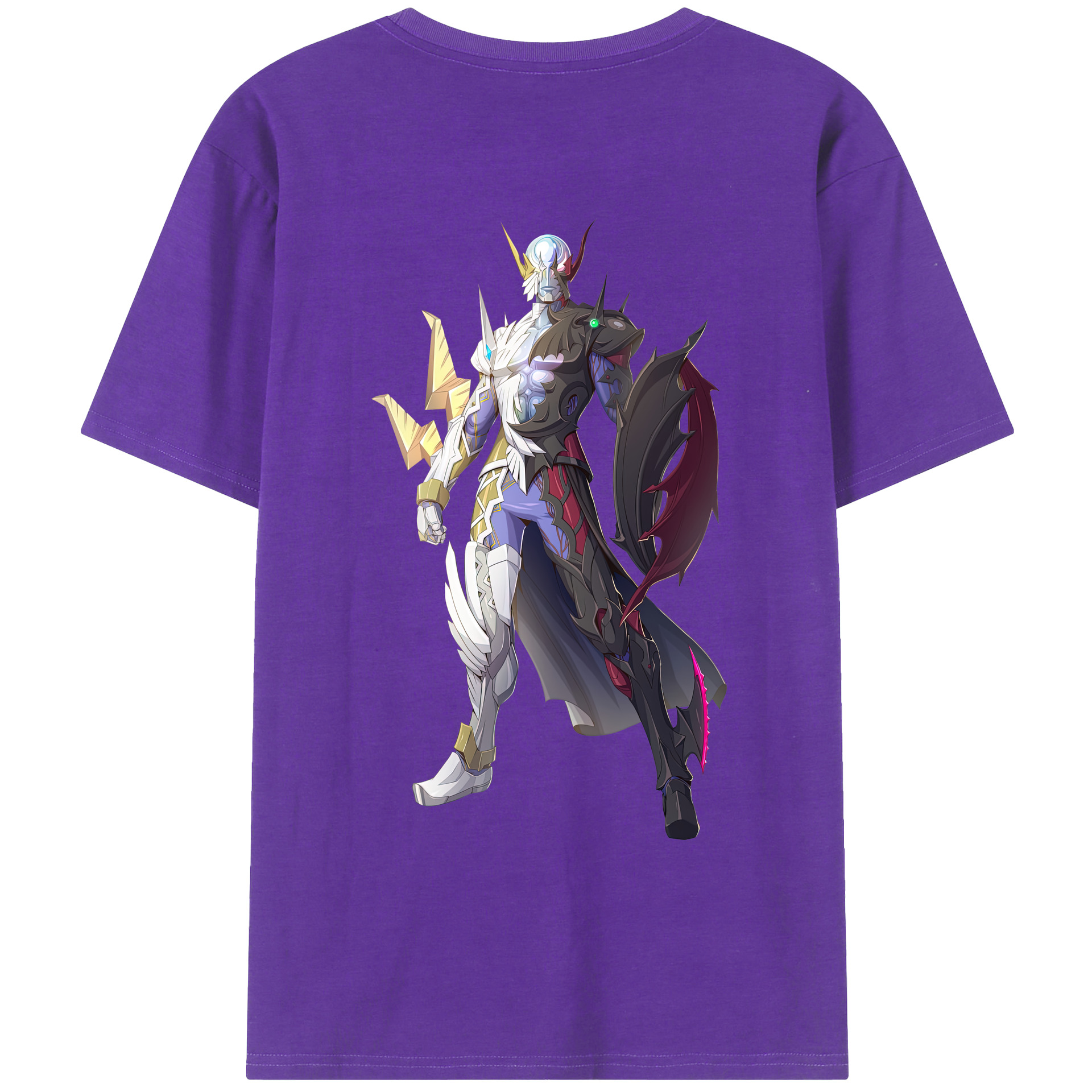 （画像用） ウルトラマン Ultraman 綿100％ メンズ半袖Tシャツ（バックプリント） 通気性
