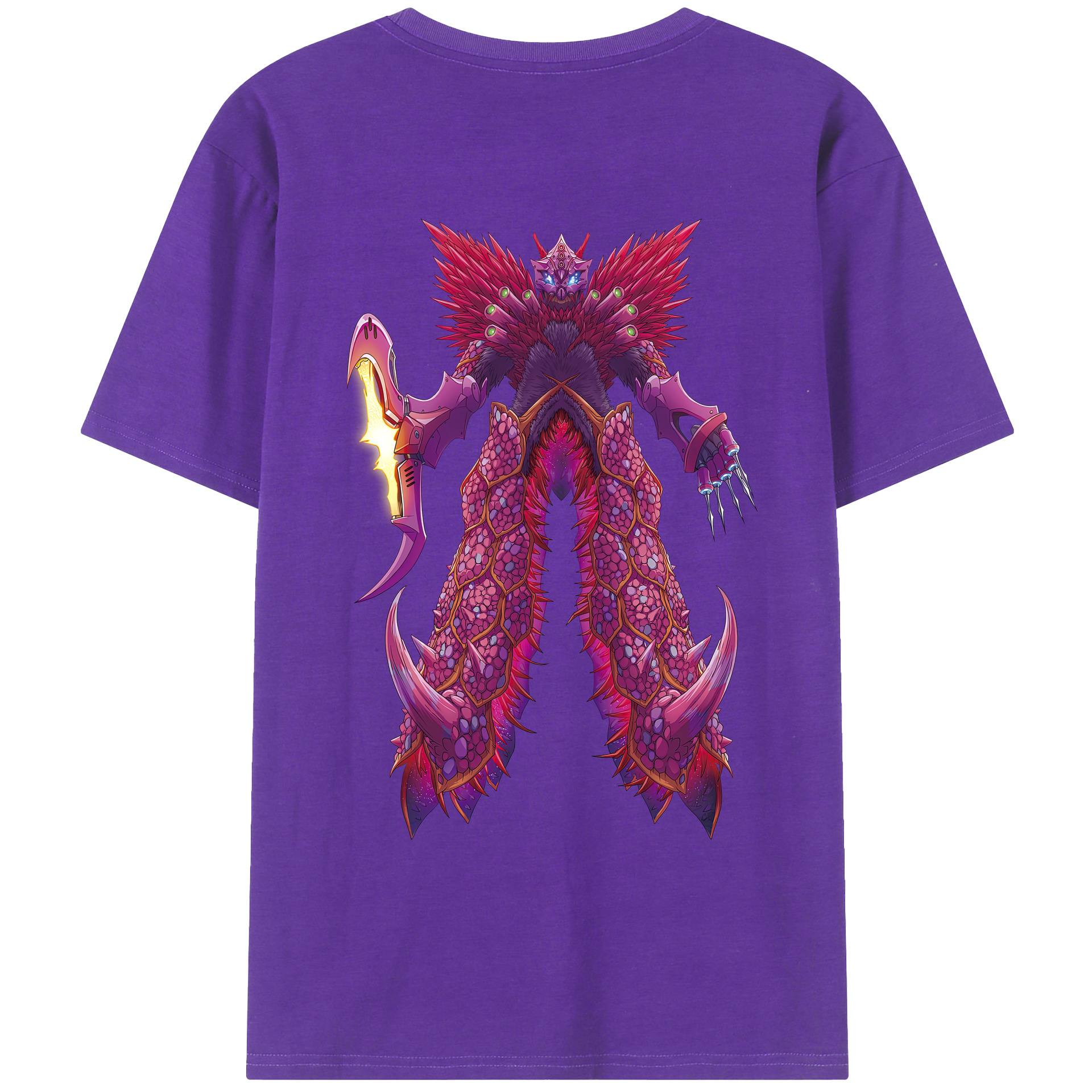 （画像用） ウルトラマン Ultraman 綿100％ メンズ半袖Tシャツ（バックプリント） 通気性