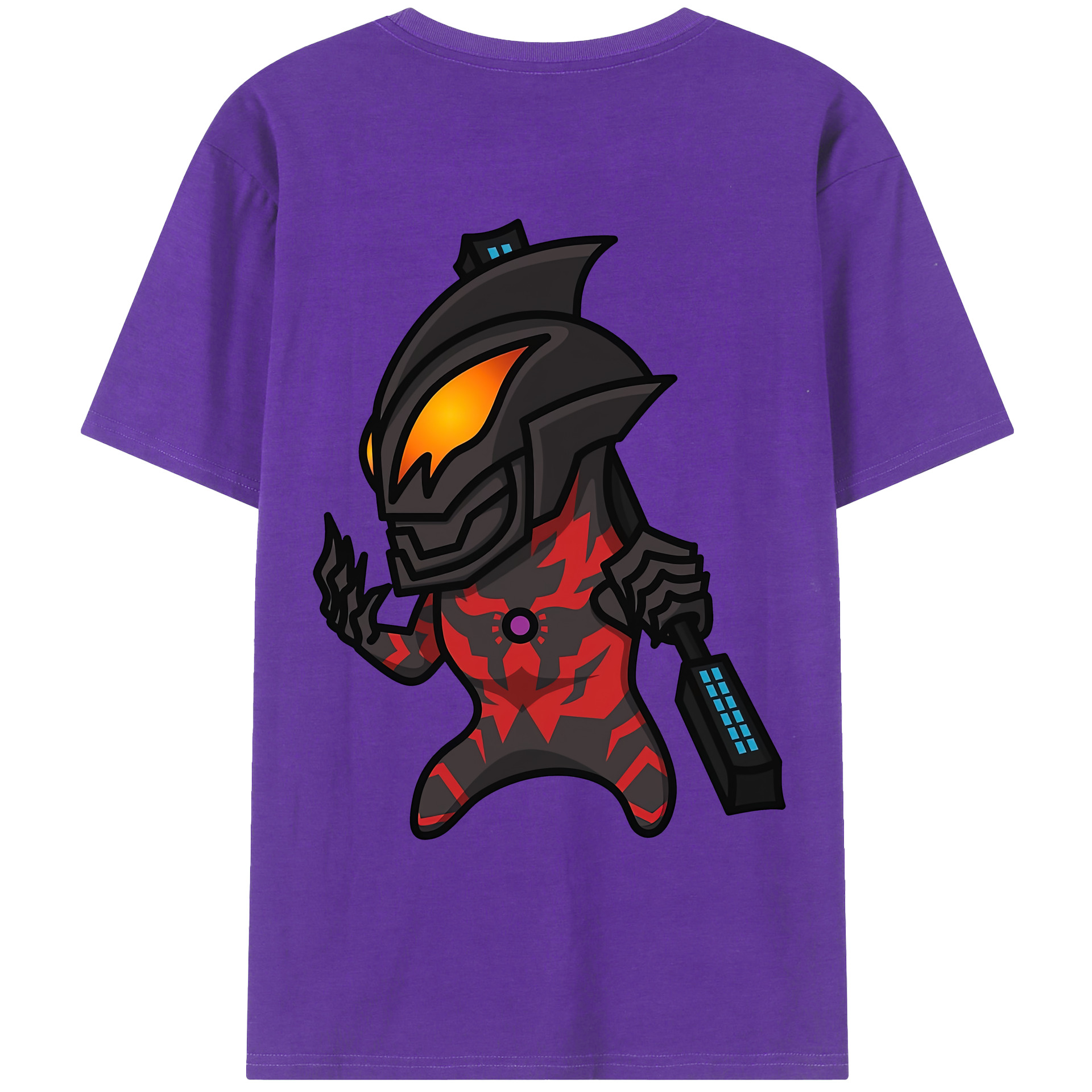 （画像用） ウルトラマン Ultraman 綿100％ メンズ半袖Tシャツ（バックプリント） 通気性