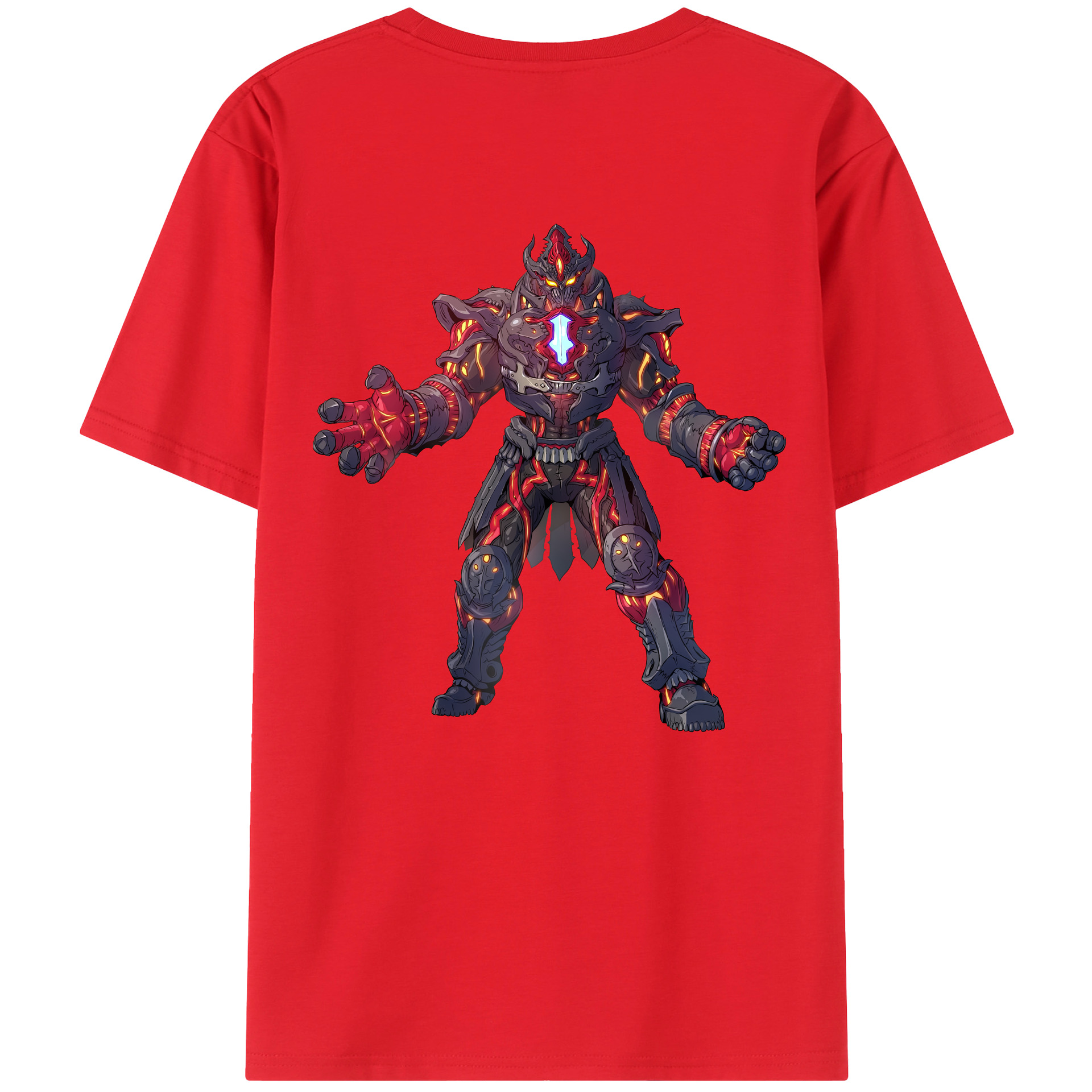 （画像用） ウルトラマン Ultraman 綿100％ メンズ半袖Tシャツ（バックプリント） 通気性