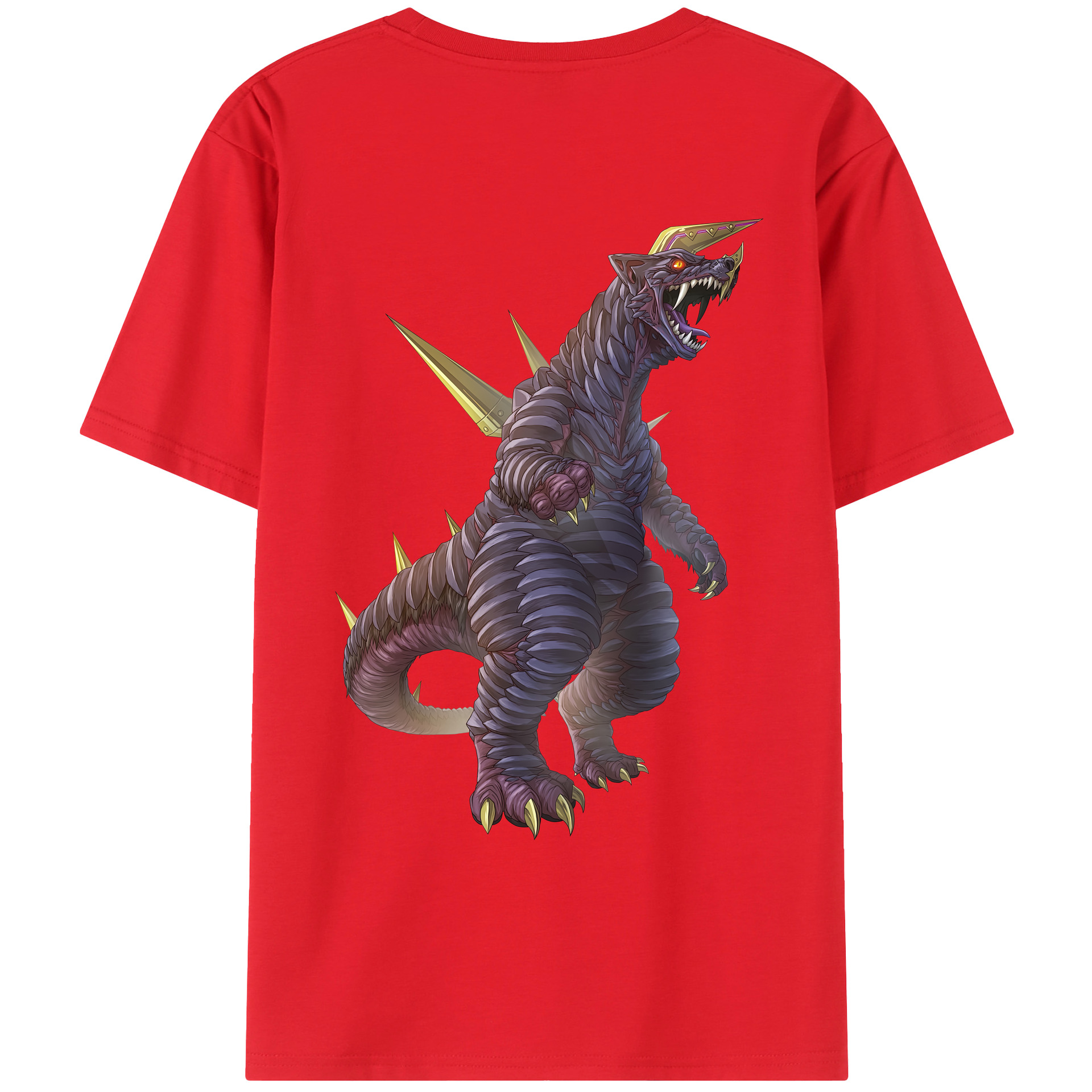 （画像用） ウルトラマン Ultraman 綿100％ メンズ半袖Tシャツ（バックプリント） 通気性