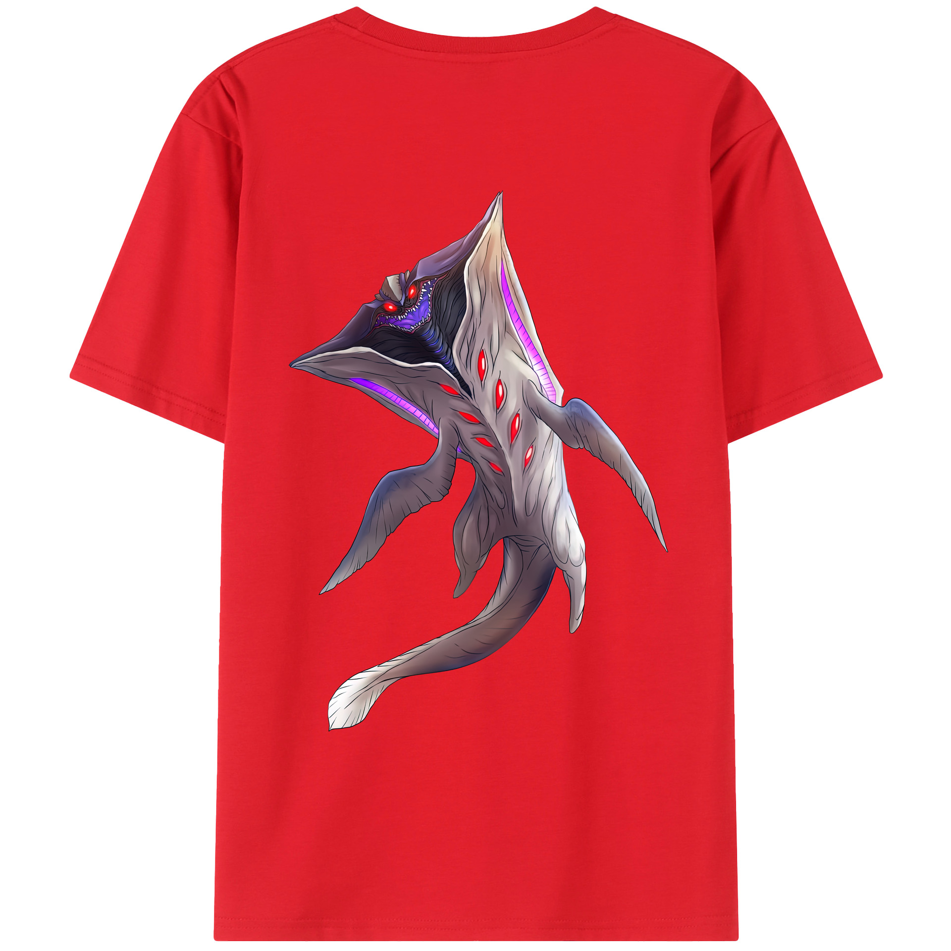 （画像用） ウルトラマン Ultraman 綿100％ メンズ半袖Tシャツ（バックプリント） 通気性