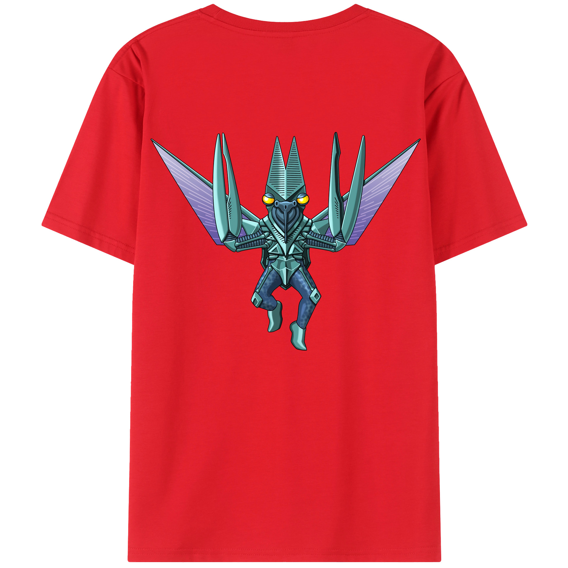 （画像用） ウルトラマン Ultraman 綿100％ メンズ半袖Tシャツ（バックプリント） 通気性