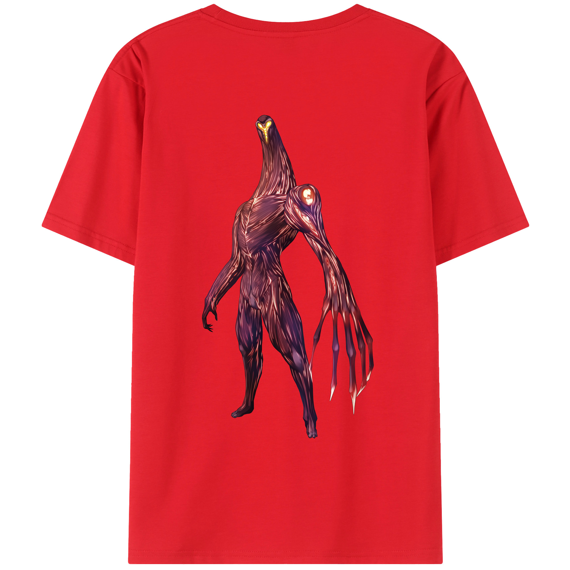 （画像用） ウルトラマン Ultraman 綿100％ メンズ半袖Tシャツ（バックプリント） 通気性