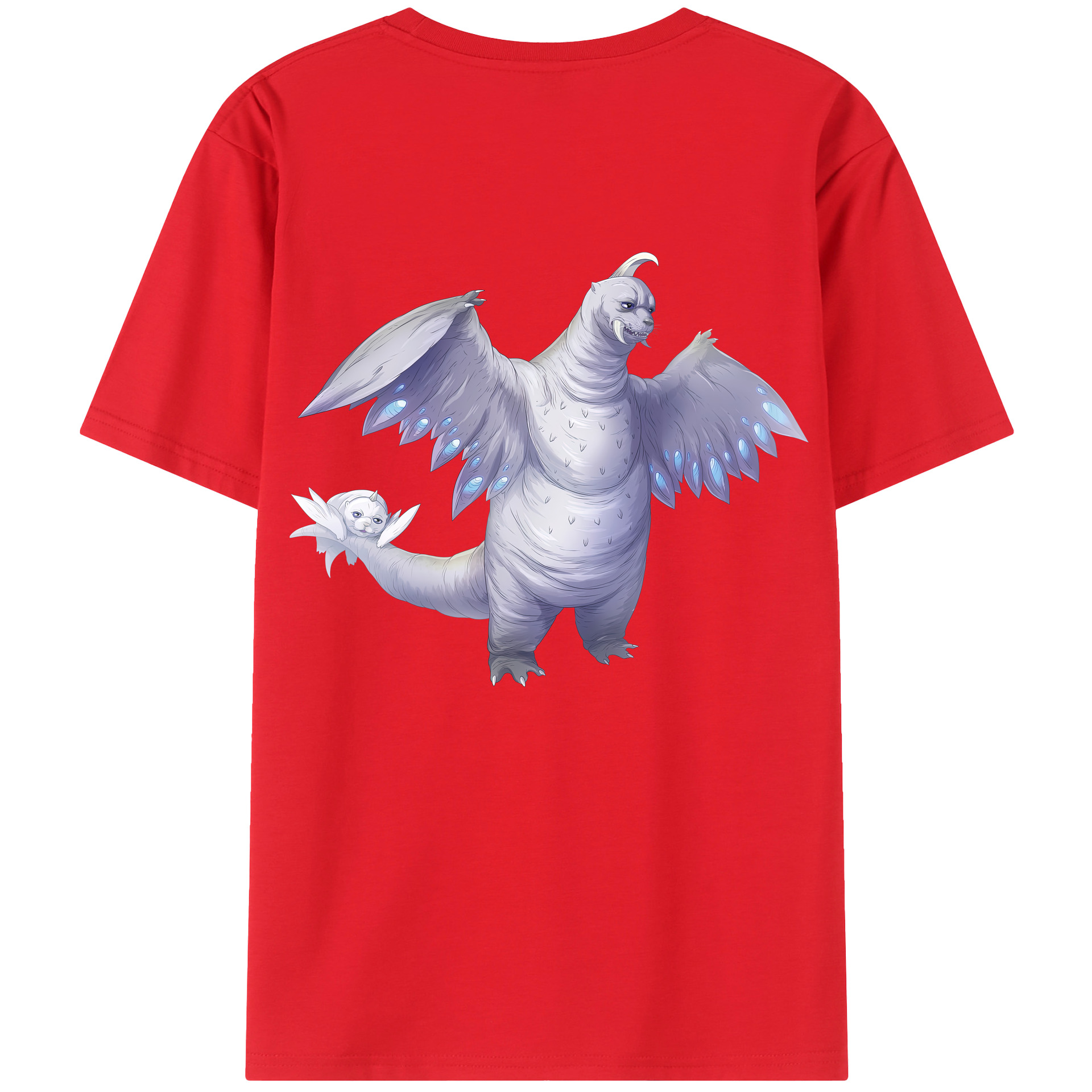 （画像用） ウルトラマン Ultraman 綿100％ メンズ半袖Tシャツ（バックプリント） 通気性