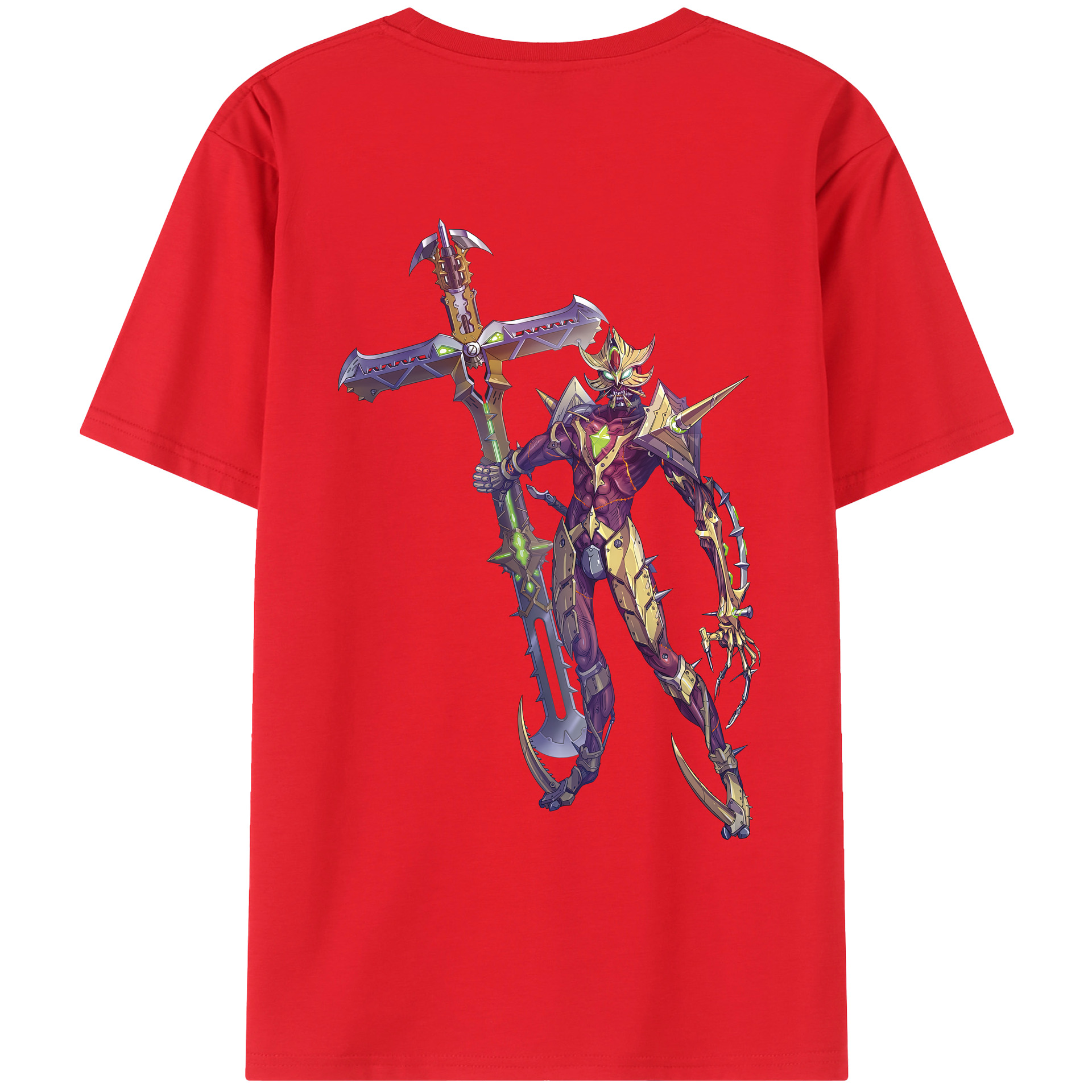 （画像用） ウルトラマン Ultraman 綿100％ メンズ半袖Tシャツ（バックプリント） 通気性