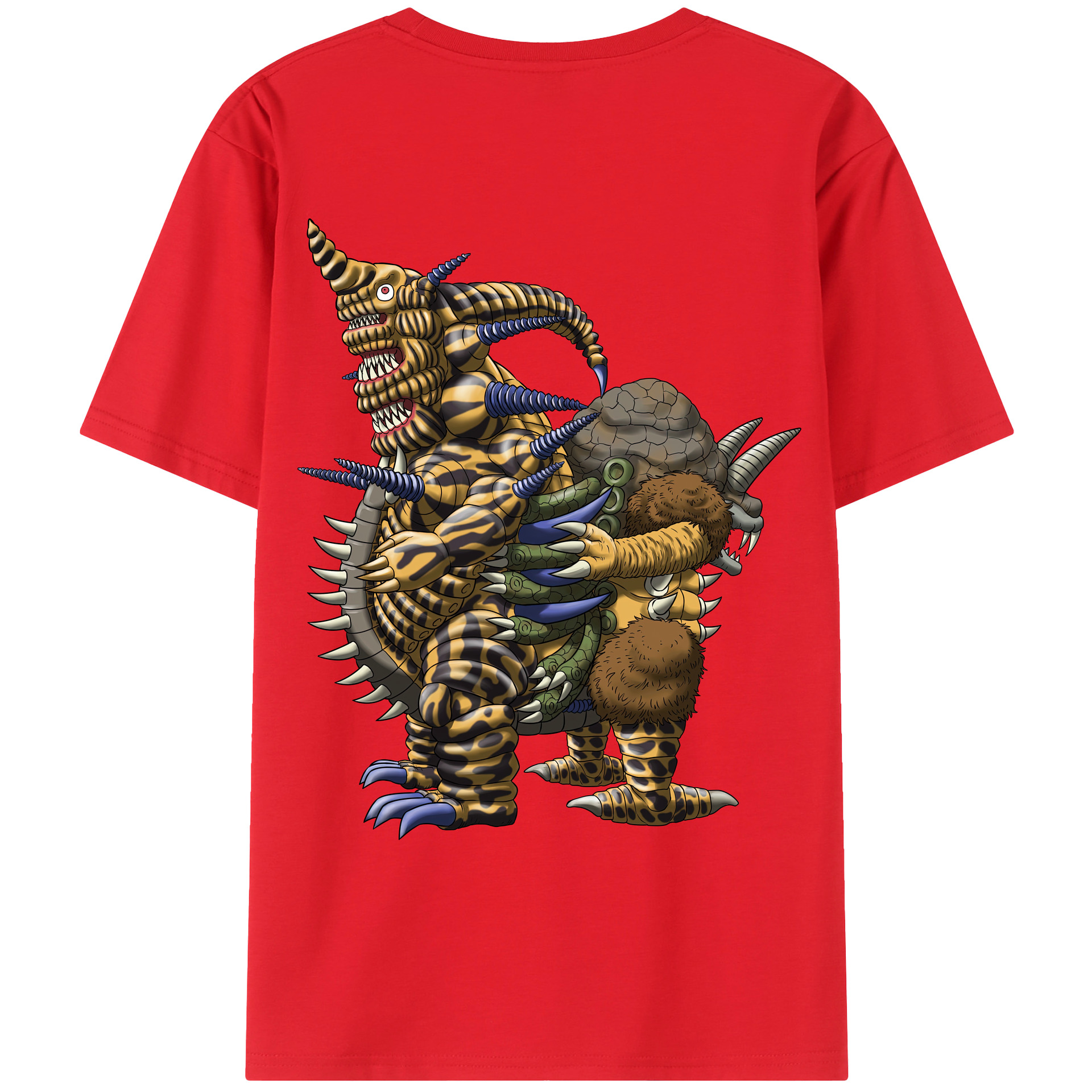 （画像用） ウルトラマン Ultraman 綿100％ メンズ半袖Tシャツ（バックプリント） 通気性