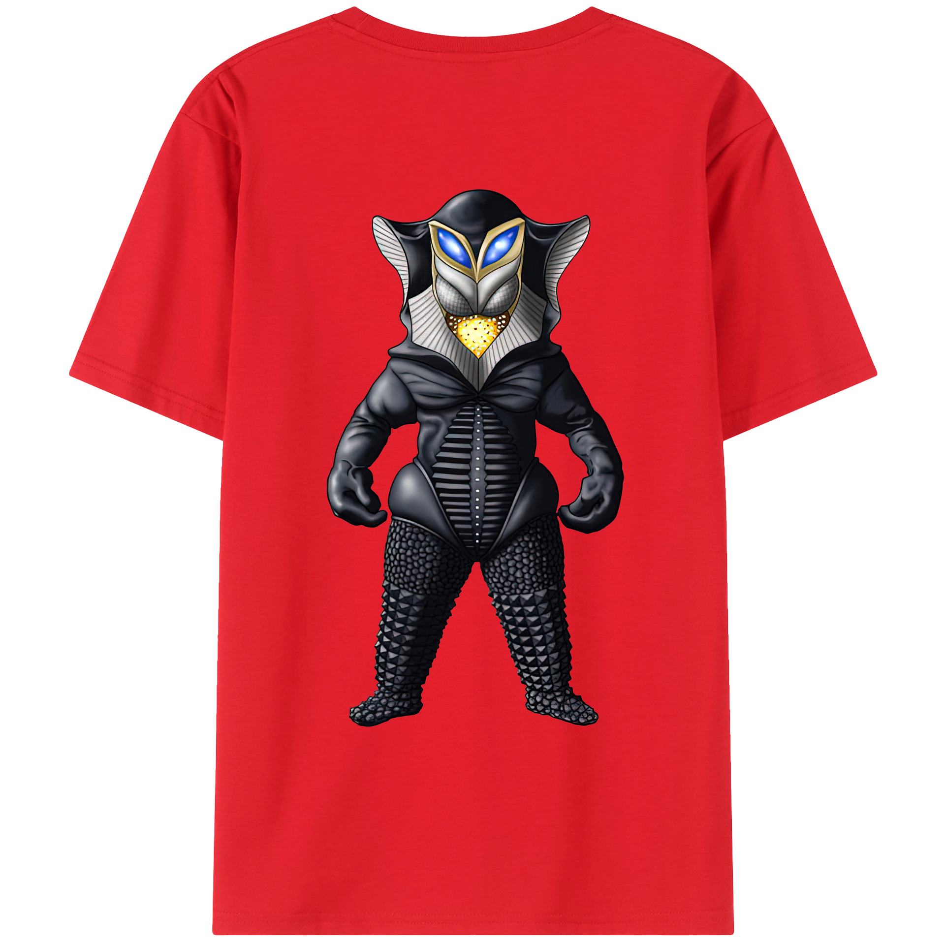 （画像用） ウルトラマン Ultraman 綿100％ メンズ半袖Tシャツ（バックプリント） 通気性
