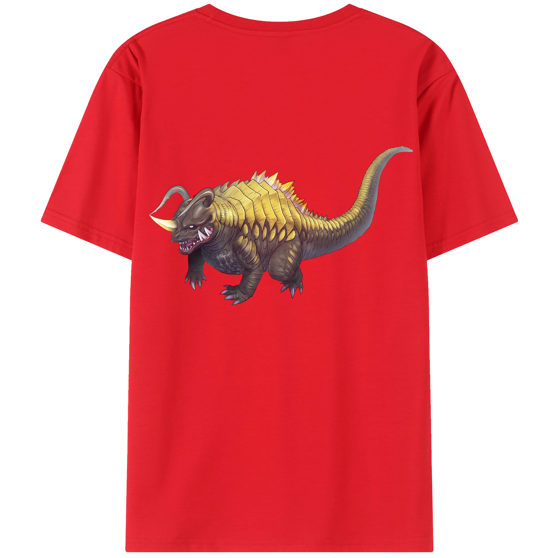 （画像用） ウルトラマン Ultraman 綿100％ メンズ半袖Tシャツ（バックプリント） 通気性