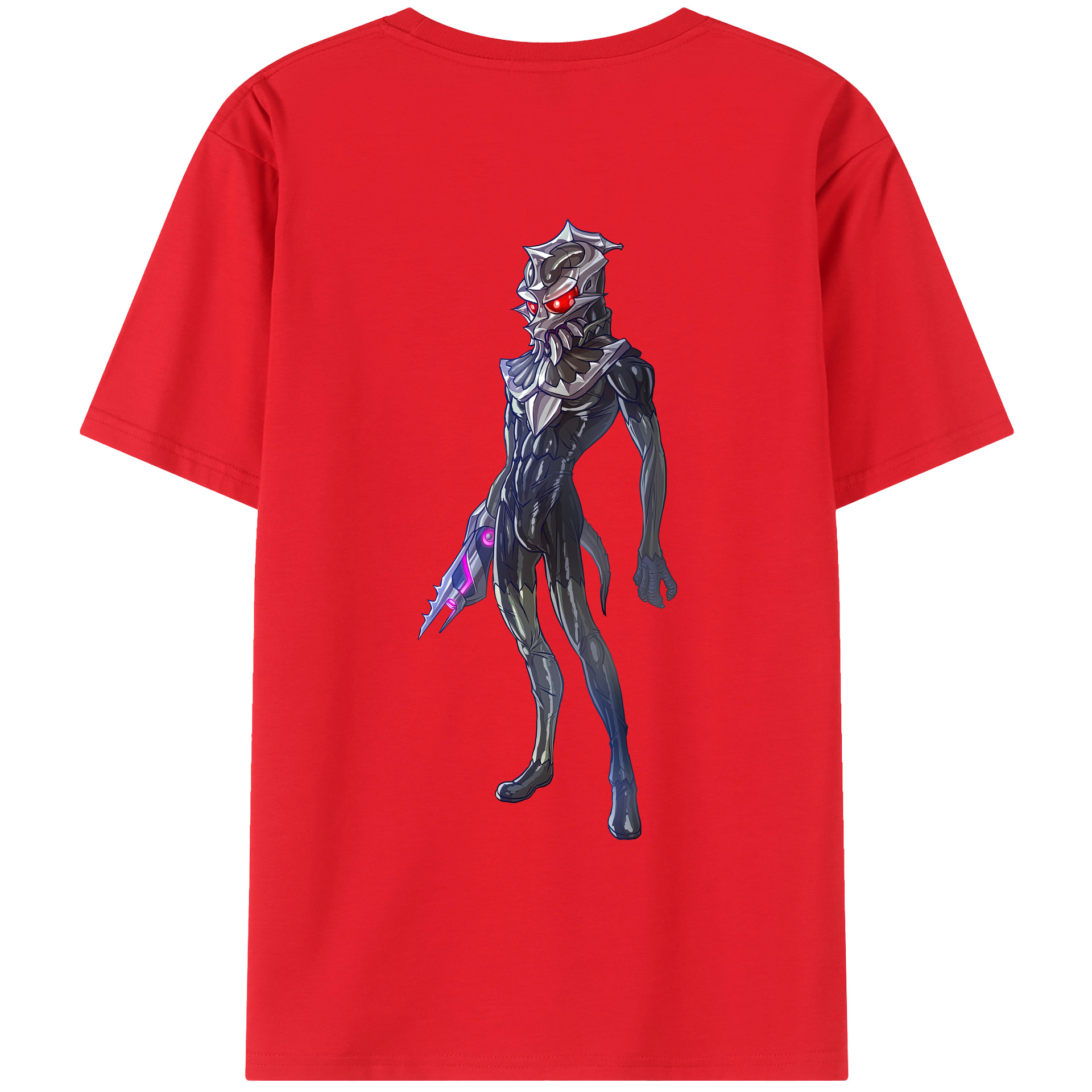（画像用） ウルトラマン Ultraman 綿100％ メンズ半袖Tシャツ（バックプリント） 通気性