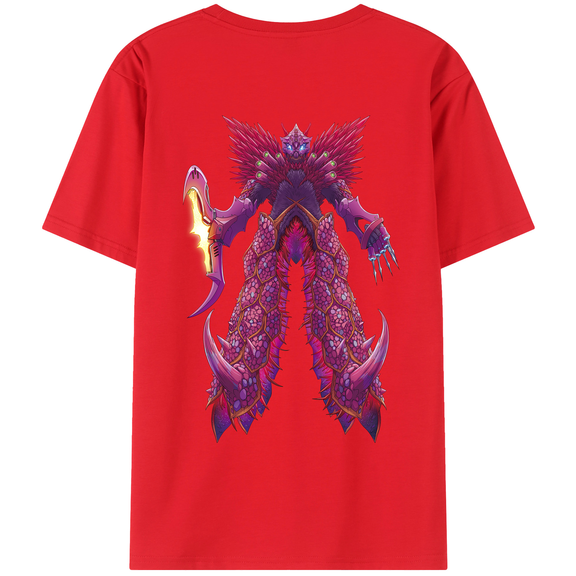 （画像用） ウルトラマン Ultraman 綿100％ メンズ半袖Tシャツ（バックプリント） 通気性