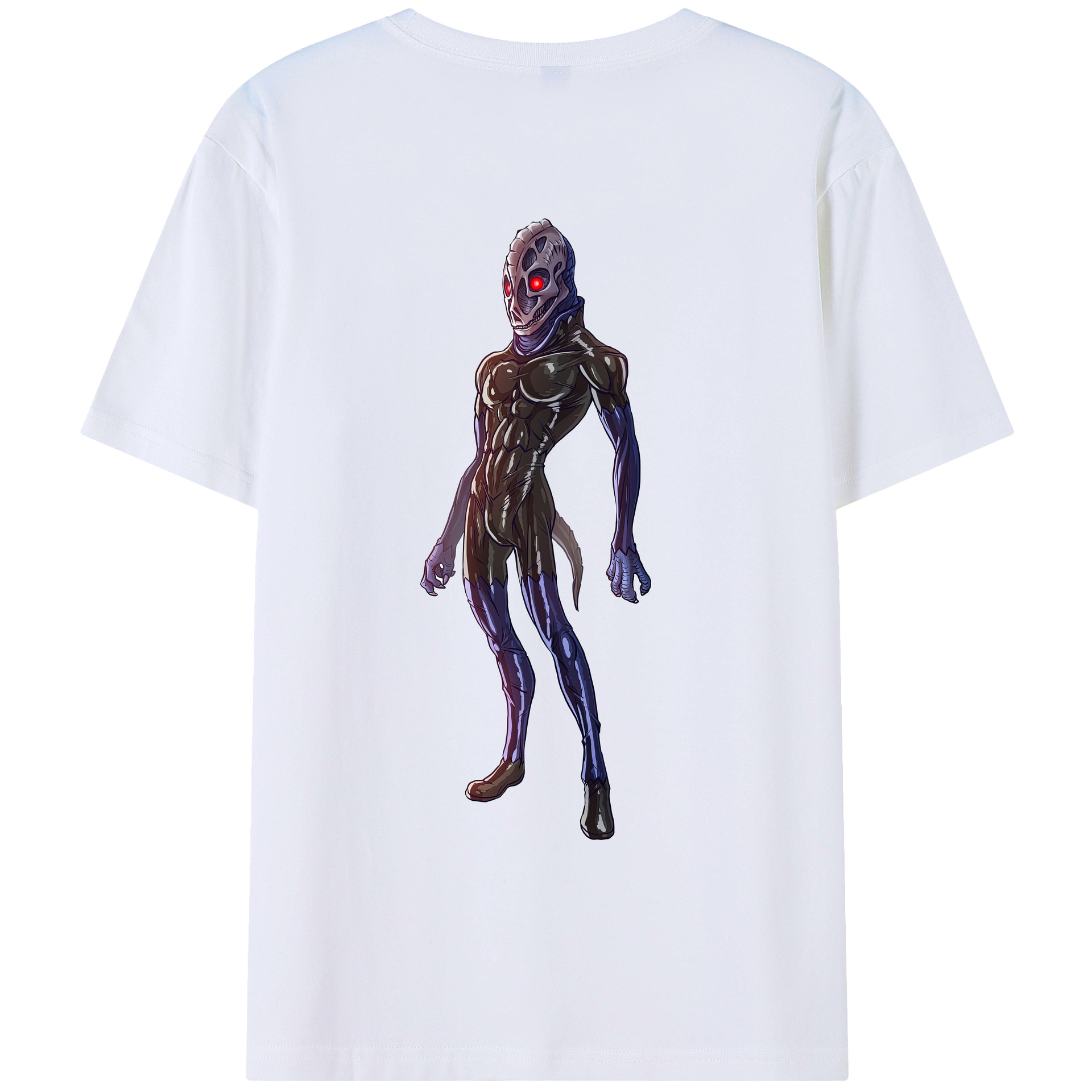 （画像用） ウルトラマン Ultraman 綿100％ メンズ半袖Tシャツ（バックプリント） 通気性