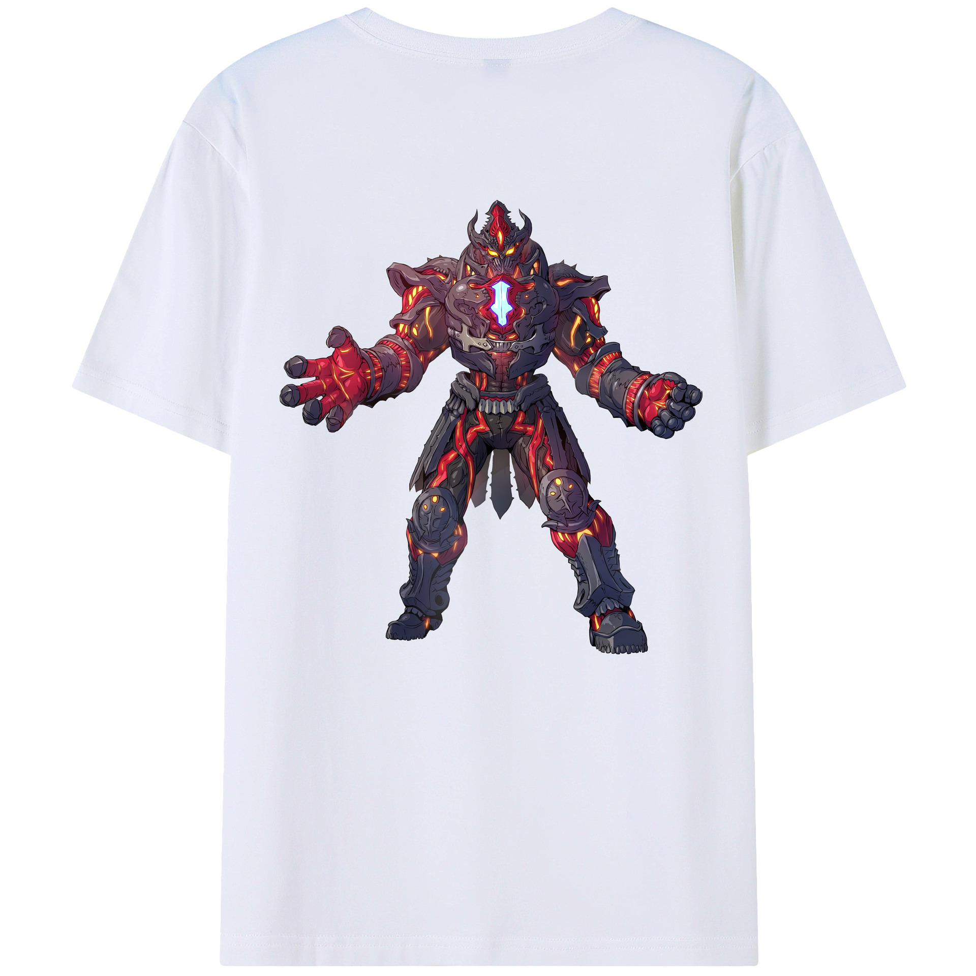 （画像用） ウルトラマン Ultraman 綿100％ メンズ半袖Tシャツ（バックプリント） 通気性