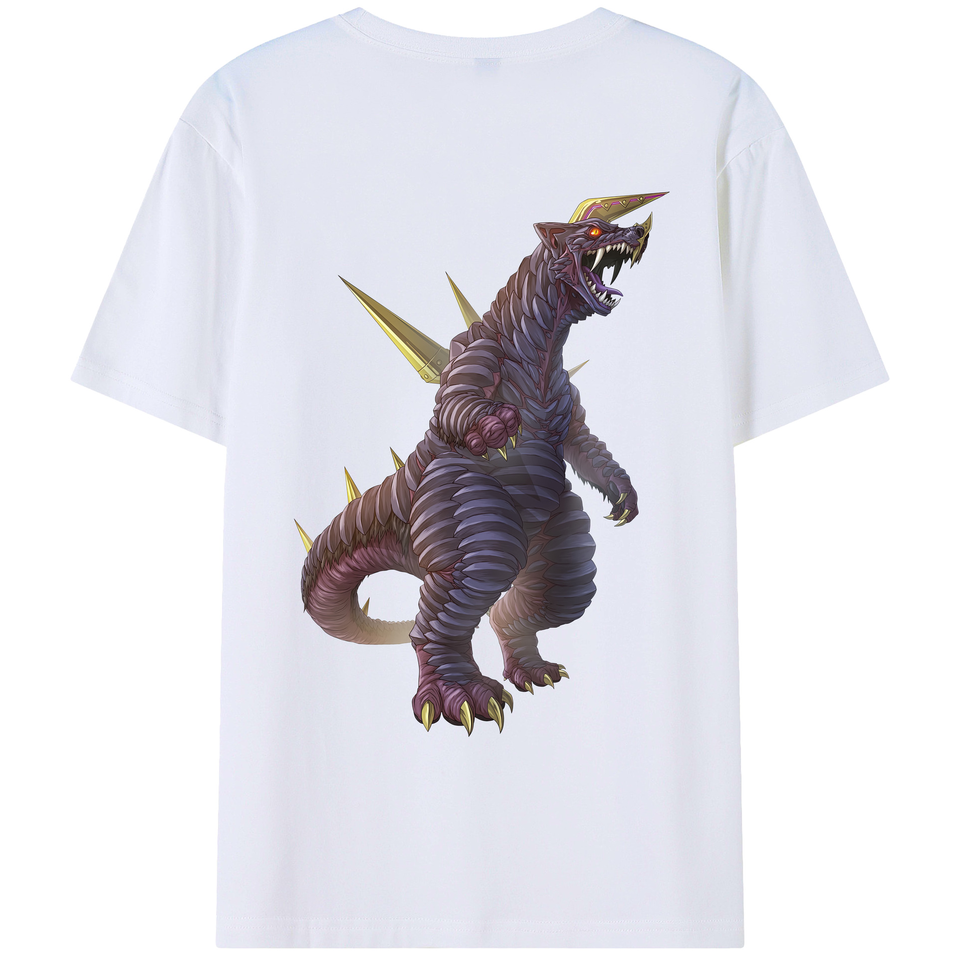 （画像用） ウルトラマン Ultraman 綿100％ メンズ半袖Tシャツ（バックプリント） 通気性