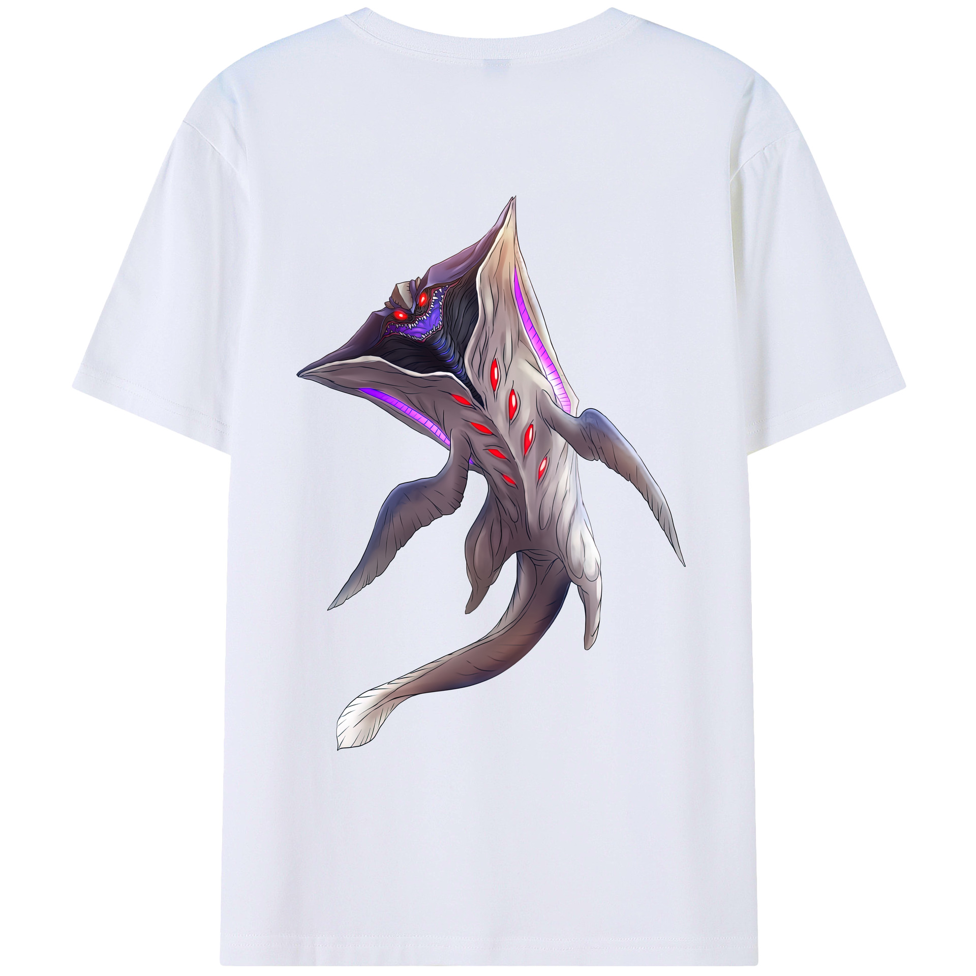 （画像用） ウルトラマン Ultraman 綿100％ メンズ半袖Tシャツ（バックプリント） 通気性
