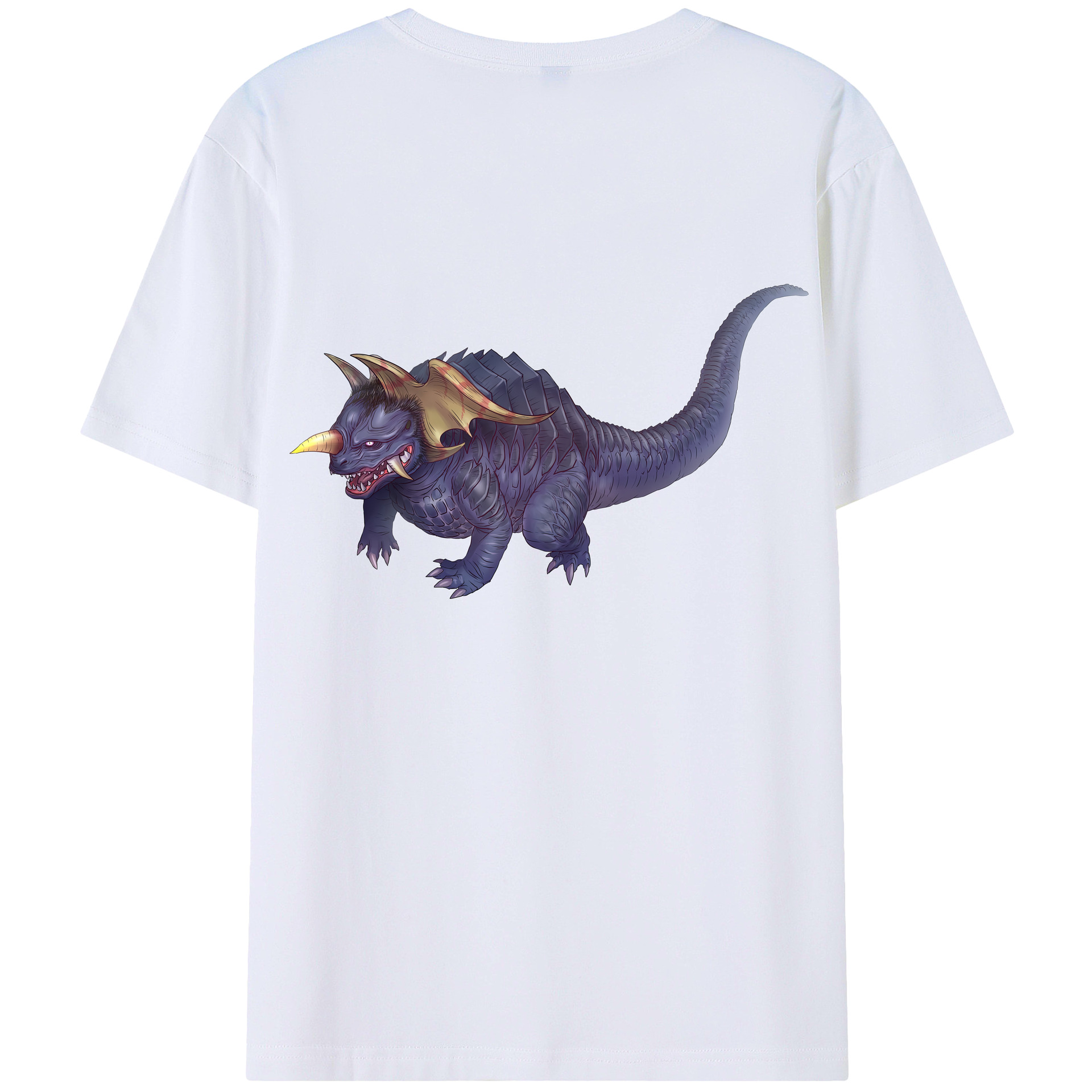 （画像用） ウルトラマン Ultraman 綿100％ メンズ半袖Tシャツ（バックプリント） 通気性
