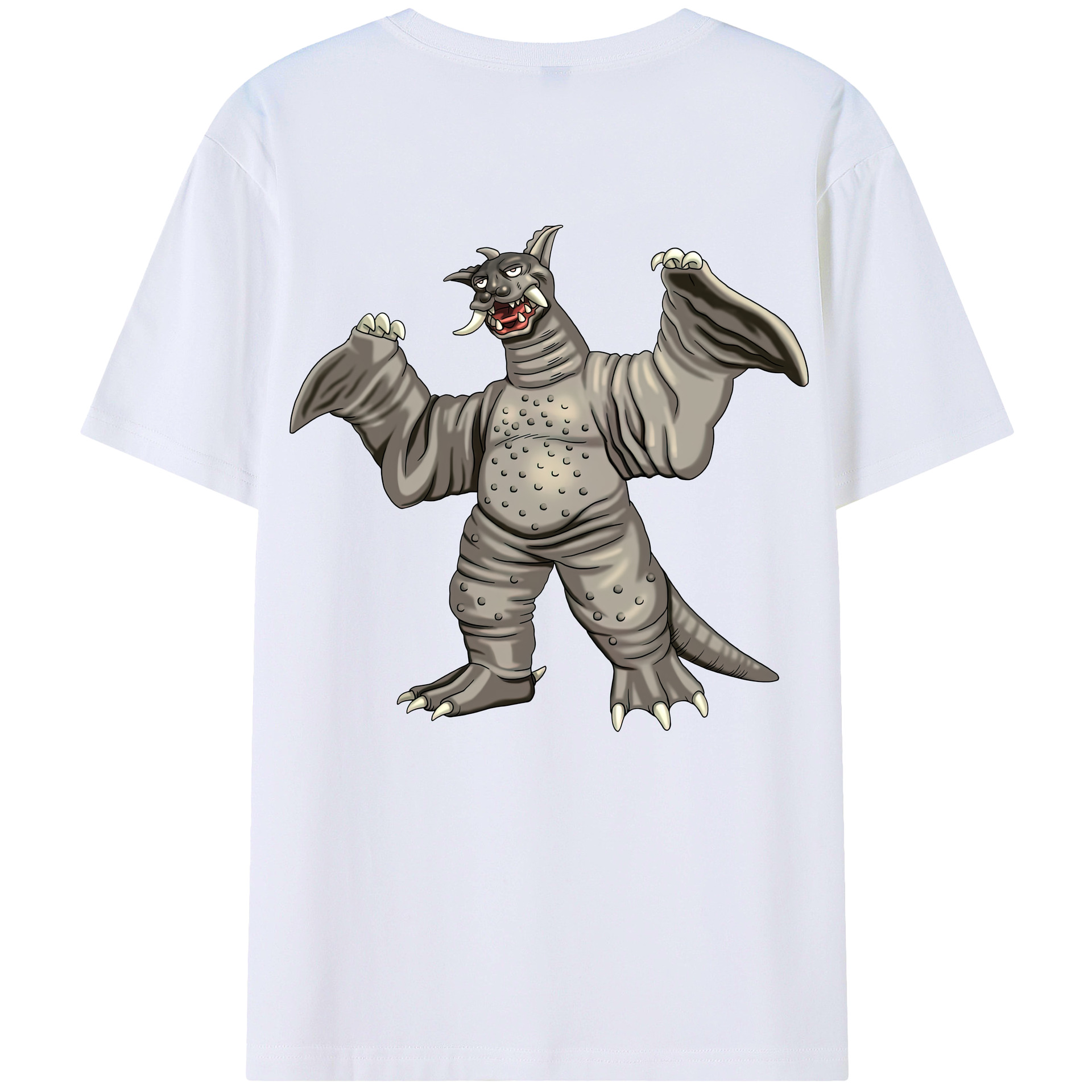 （画像用） ウルトラマン Ultraman 綿100％ メンズ半袖Tシャツ（バックプリント） 通気性