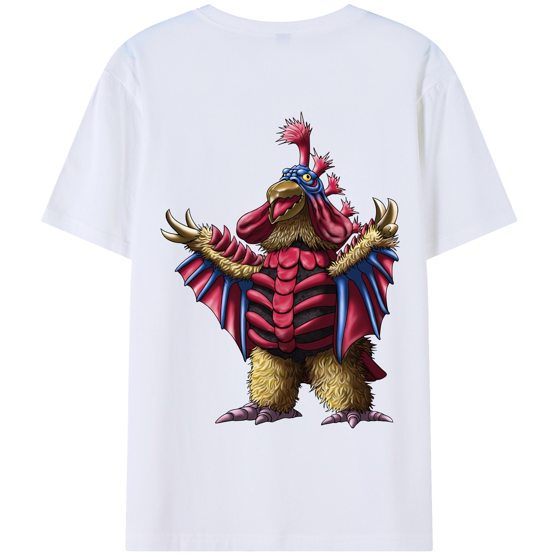 （画像用） ウルトラマン Ultraman 綿100％ メンズ半袖Tシャツ（バックプリント） 通気性