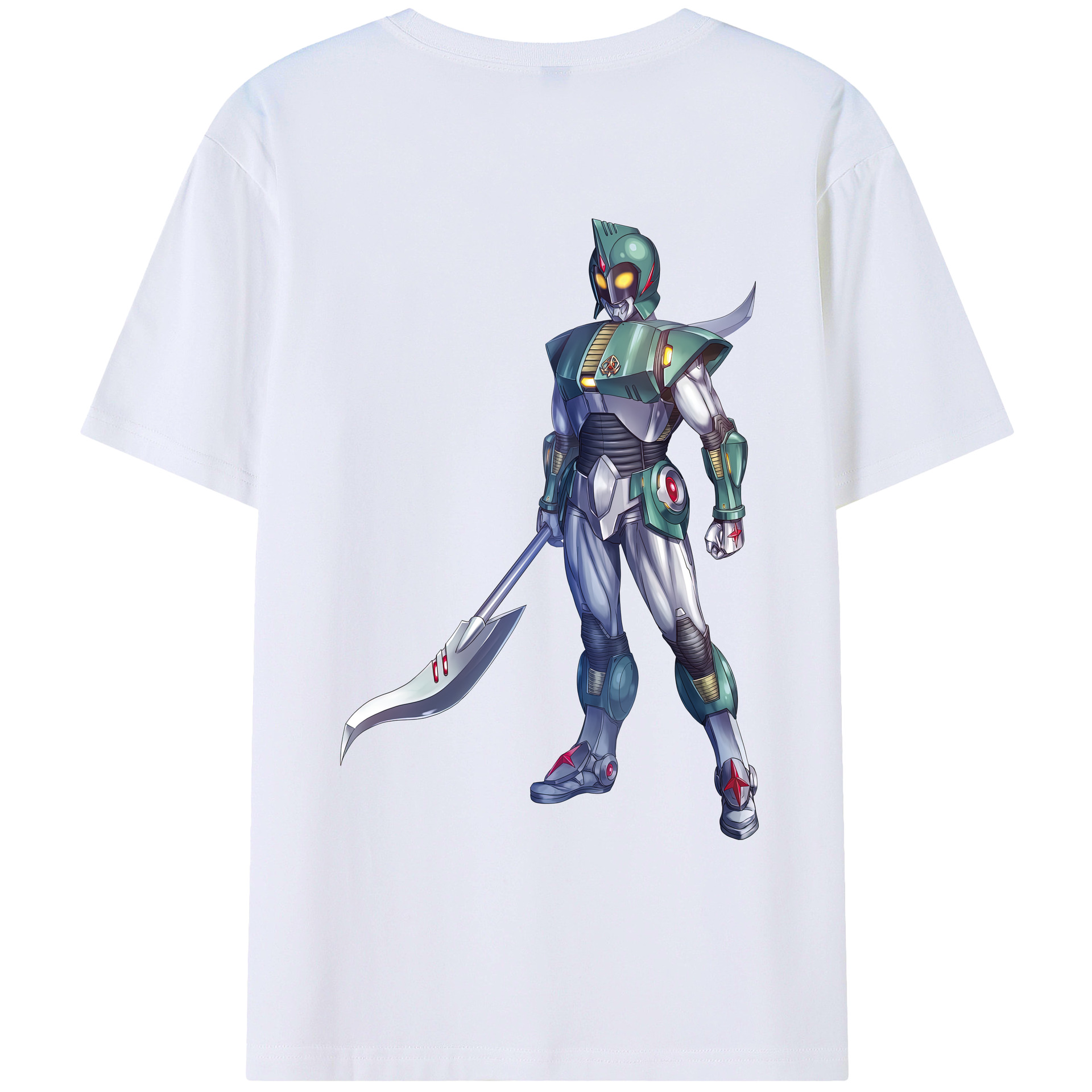 （画像用） ウルトラマン Ultraman 綿100％ メンズ半袖Tシャツ（バックプリント） 通気性