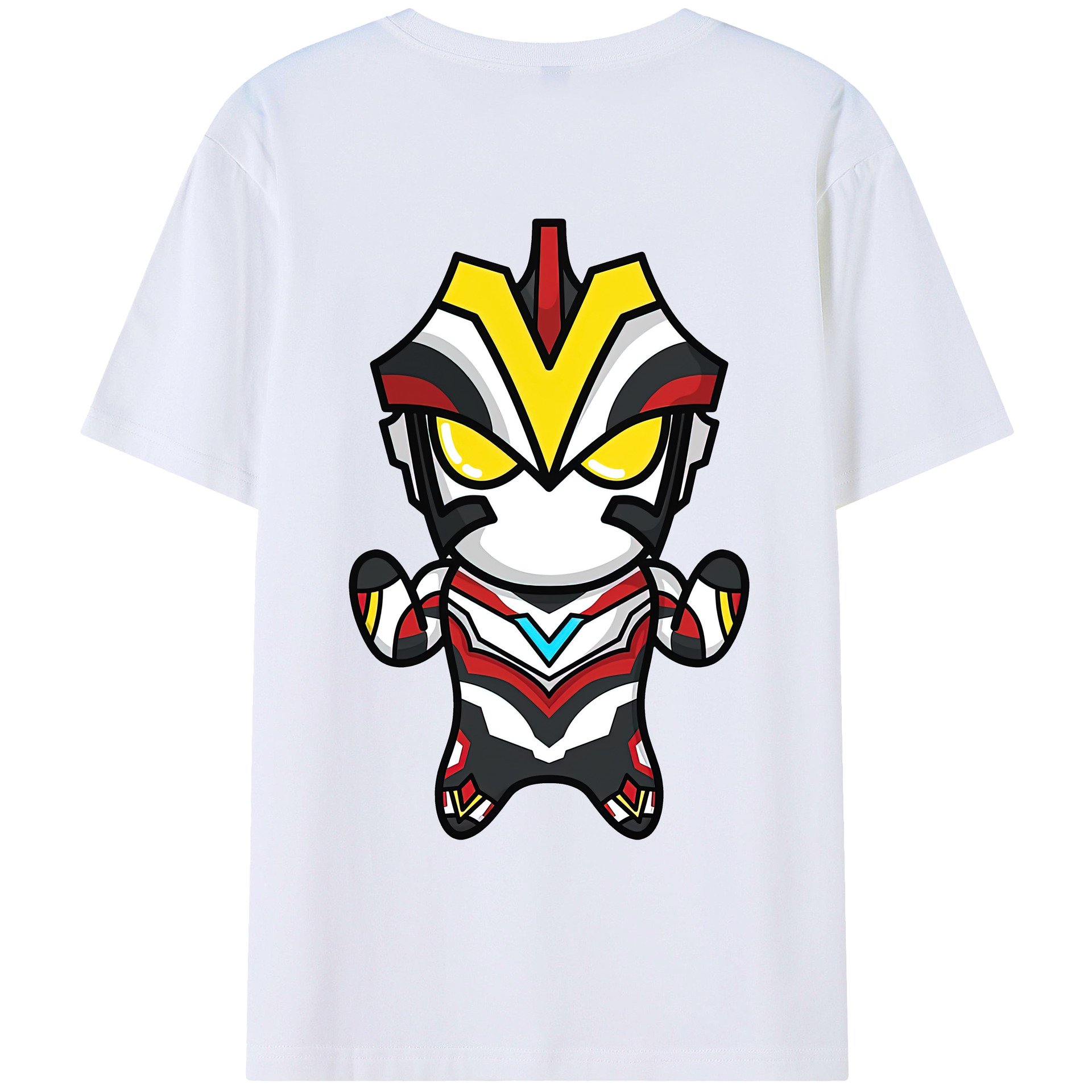 （画像用） ウルトラマン Ultraman 綿100％ メンズ半袖Tシャツ（バックプリント） 通気性