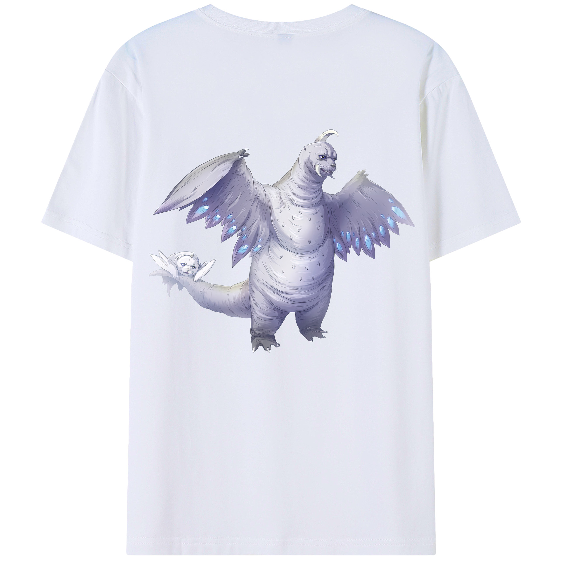 （画像用） ウルトラマン Ultraman 綿100％ メンズ半袖Tシャツ（バックプリント） 通気性