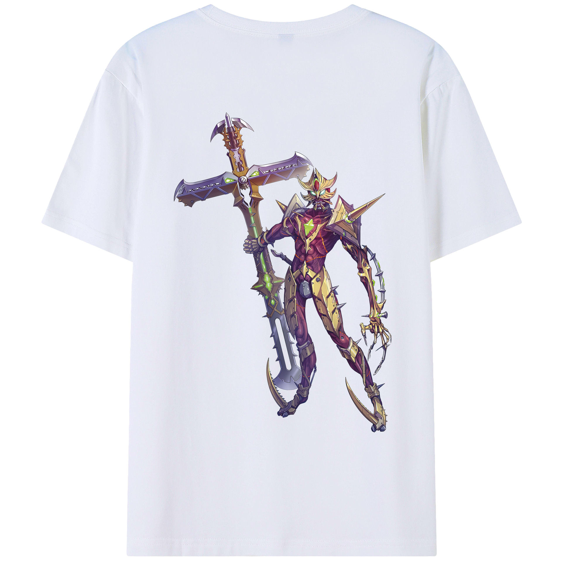 （画像用） ウルトラマン Ultraman 綿100％ メンズ半袖Tシャツ（バックプリント） 通気性