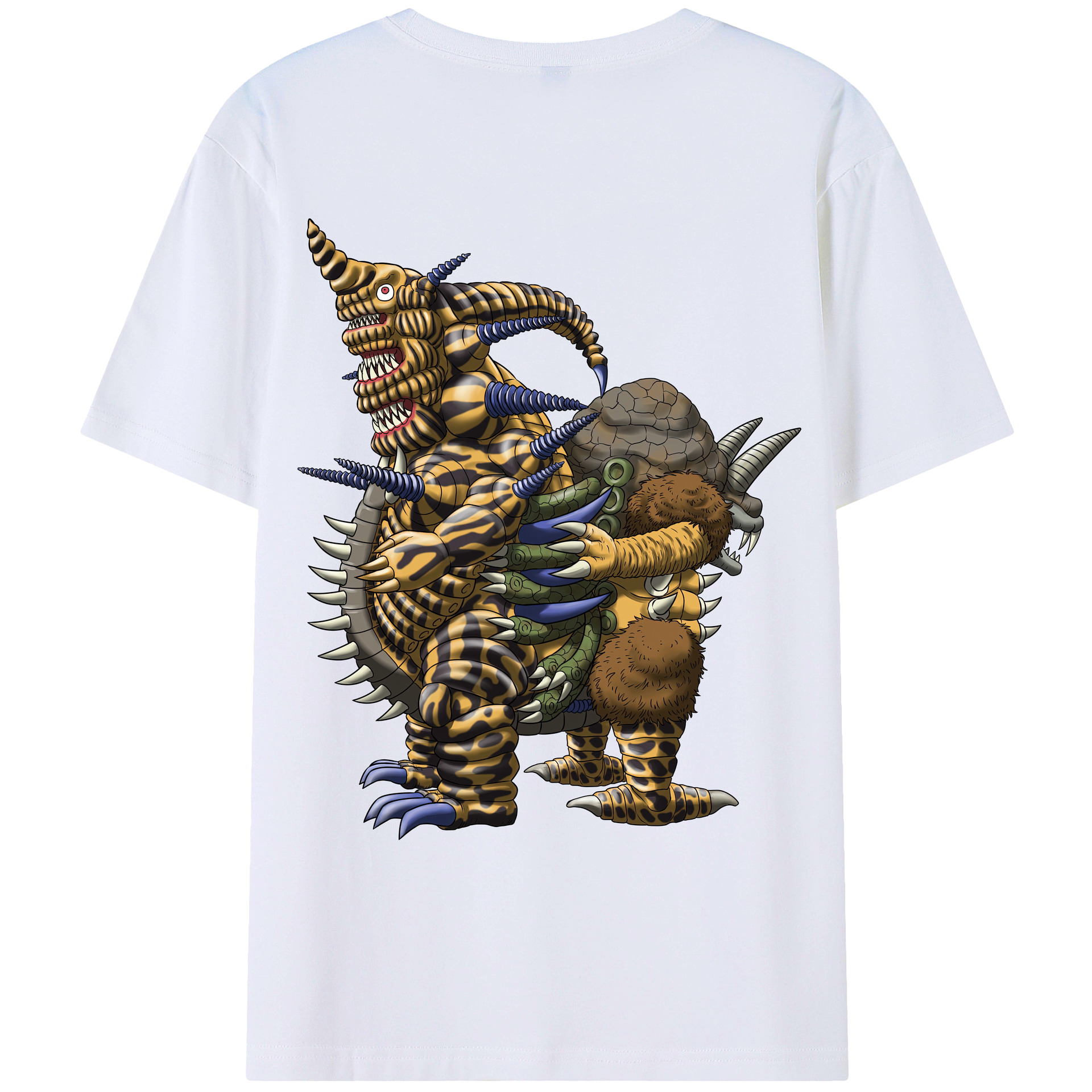 （画像用） ウルトラマン Ultraman 綿100％ メンズ半袖Tシャツ（バックプリント） 通気性