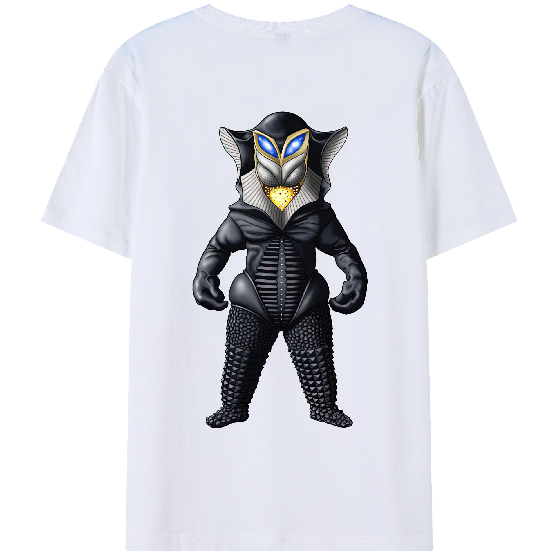 （画像用） ウルトラマン Ultraman 綿100％ メンズ半袖Tシャツ（バックプリント） 通気性