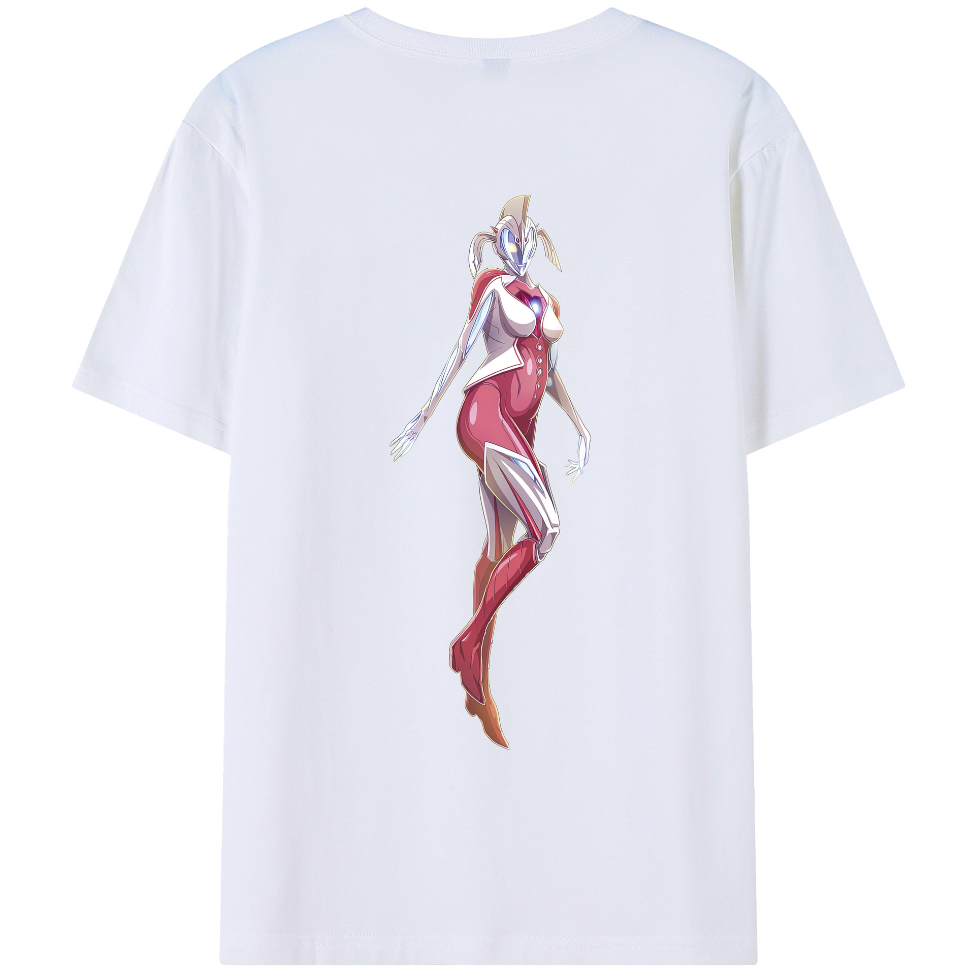 （画像用） ウルトラマン Ultraman 綿100％ メンズ半袖Tシャツ（バックプリント） 通気性