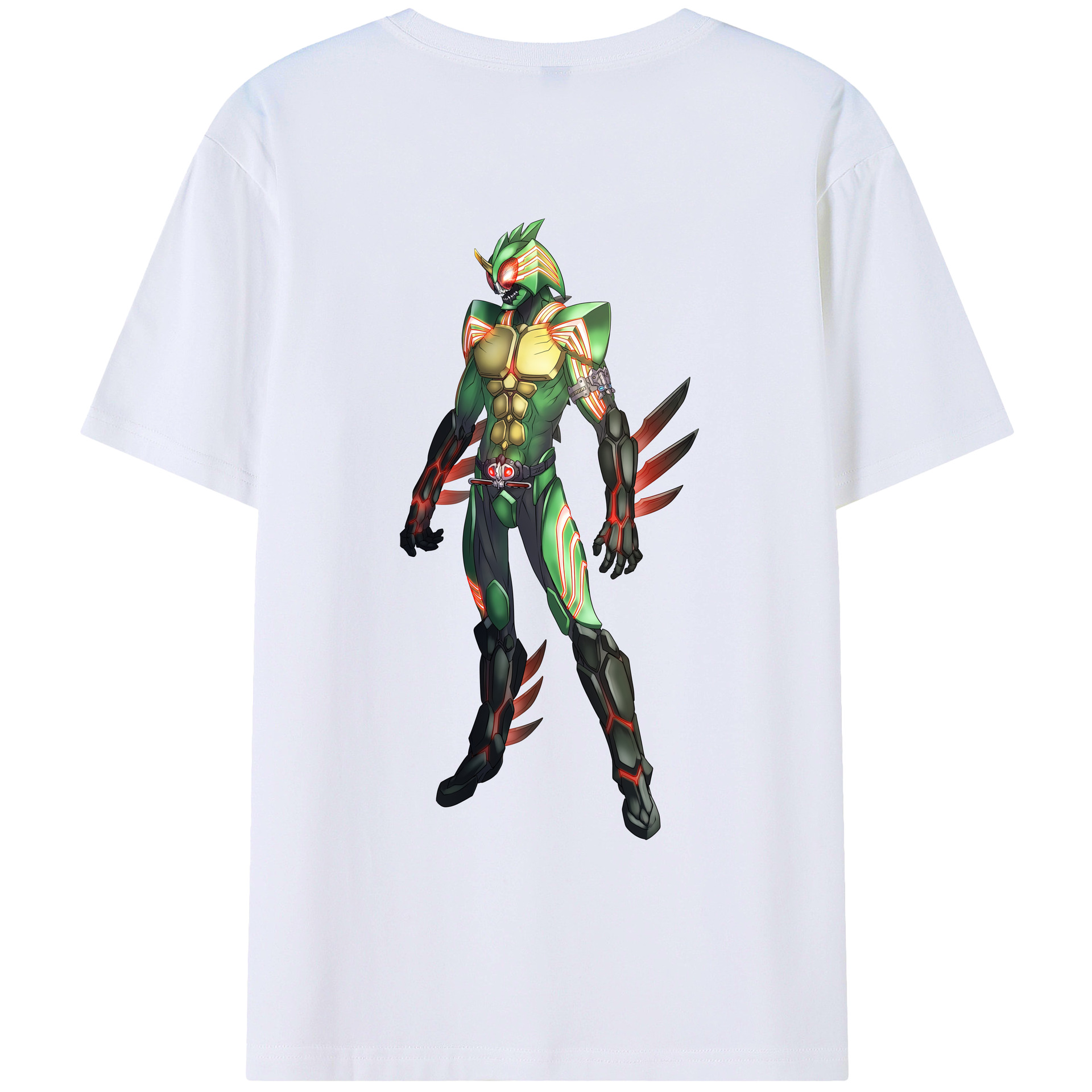 （画像用） ウルトラマン Ultraman 綿100％ メンズ半袖Tシャツ（バックプリント） 通気性