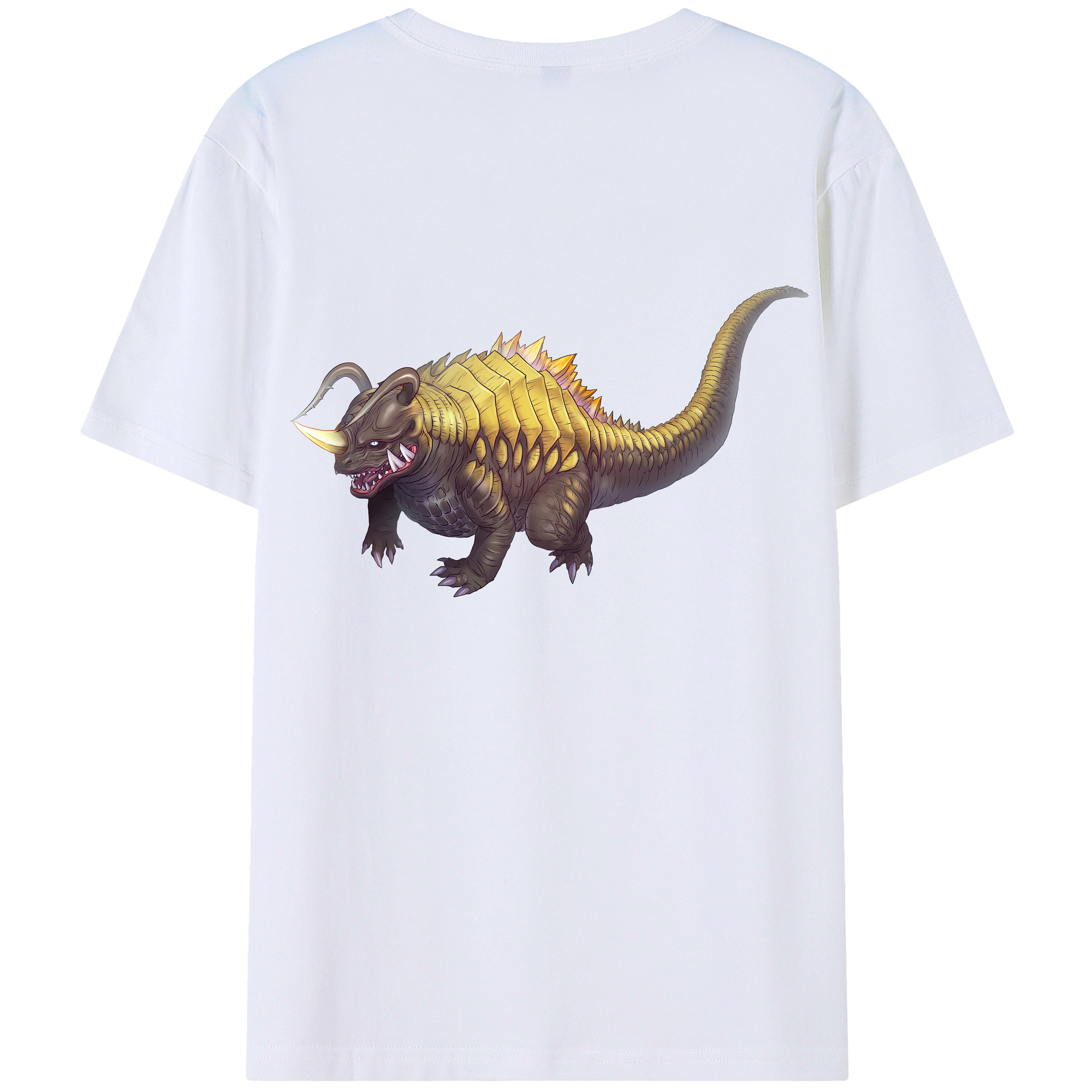 （画像用） ウルトラマン Ultraman 綿100％ メンズ半袖Tシャツ（バックプリント） 通気性