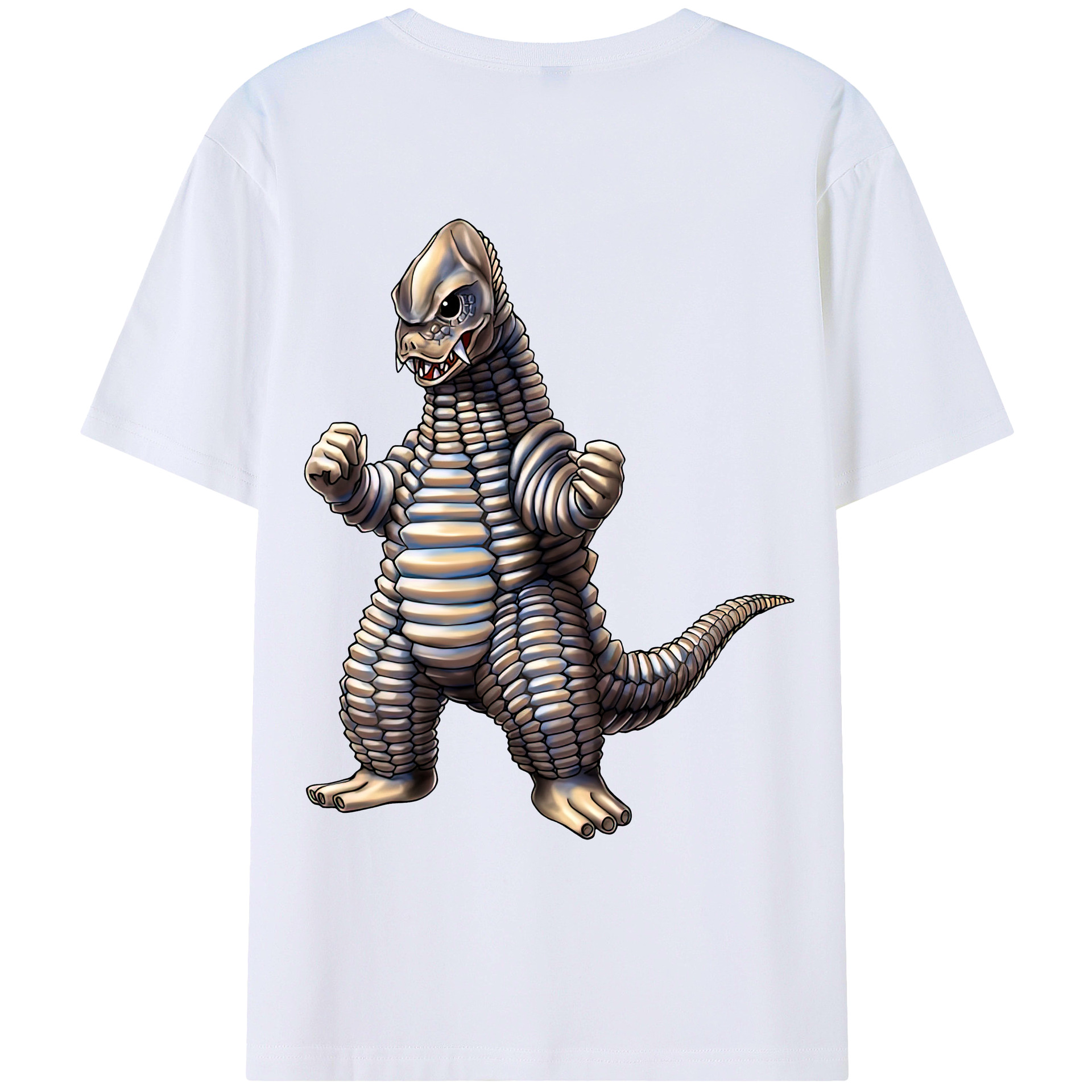 （画像用） ウルトラマン Ultraman 綿100％ メンズ半袖Tシャツ（バックプリント） 通気性
