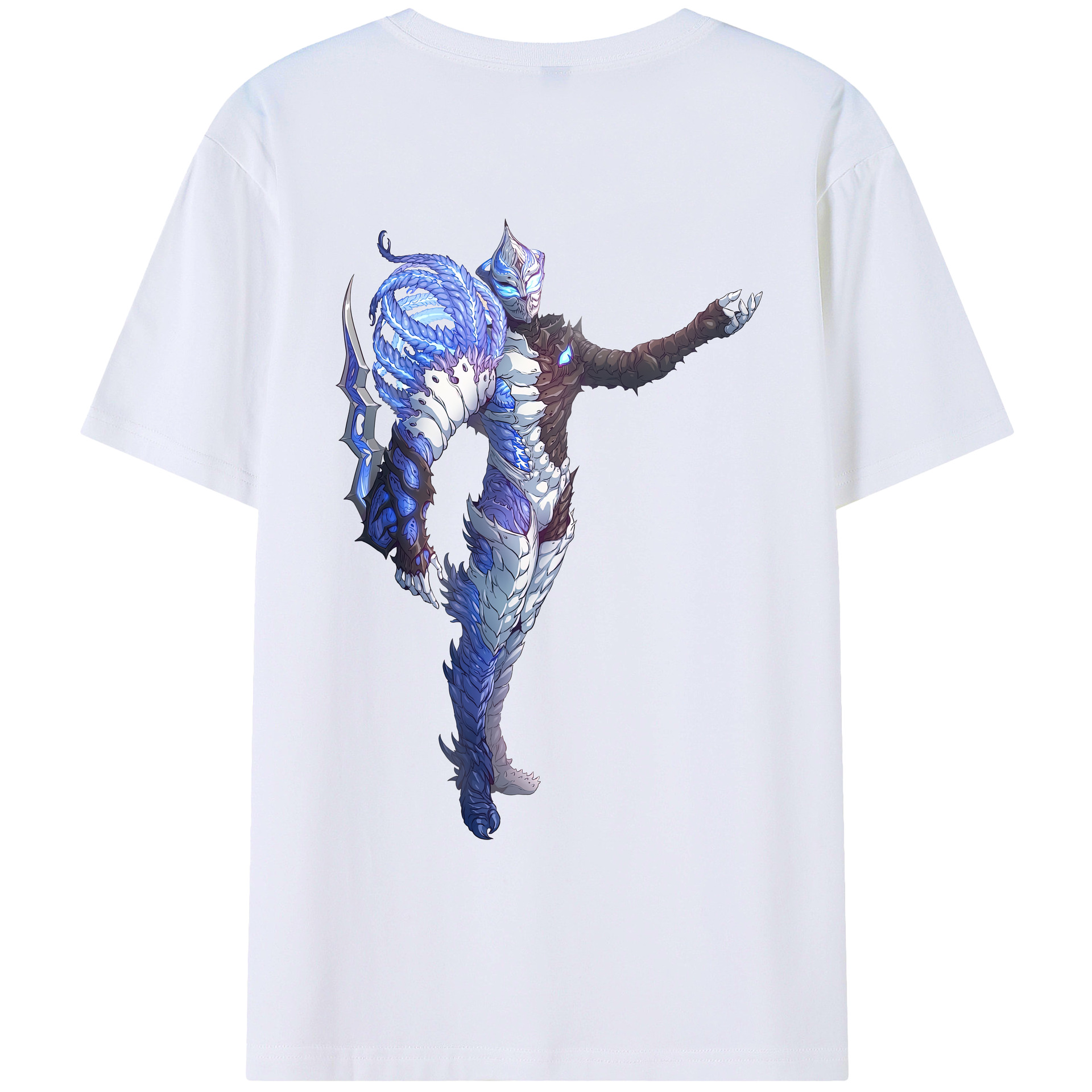 （画像用） ウルトラマン Ultraman 綿100％ メンズ半袖Tシャツ（バックプリント） 通気性