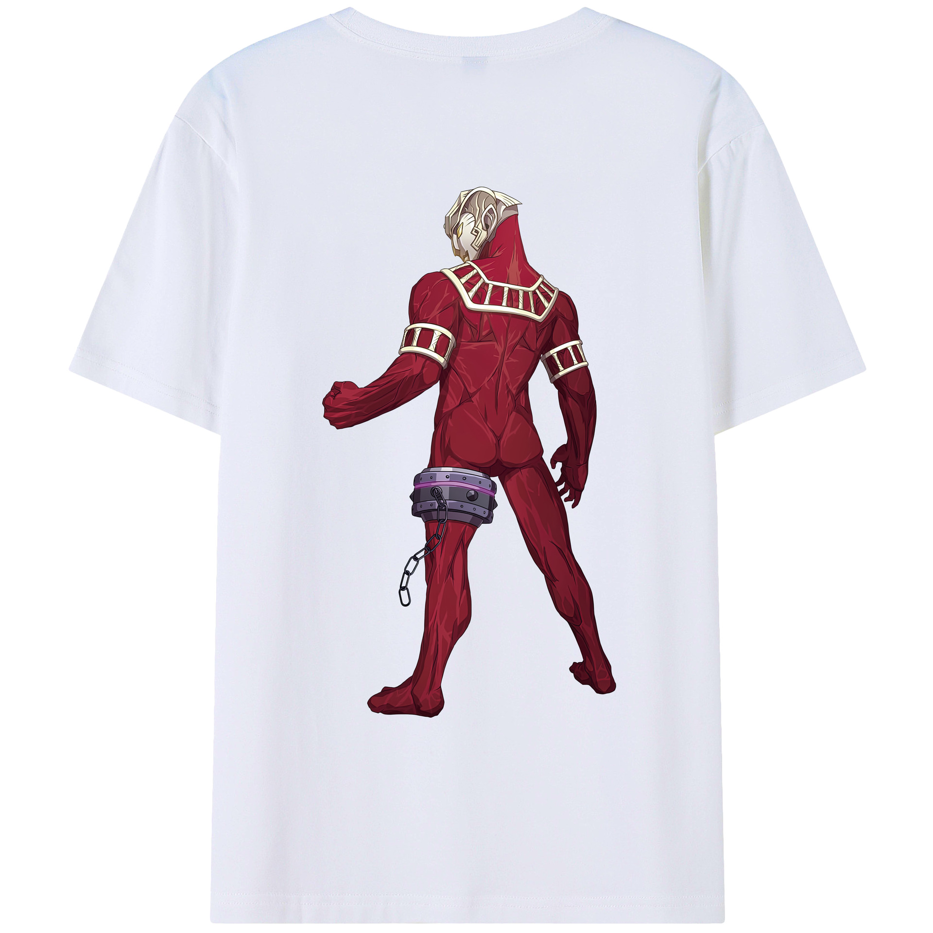 （画像用） ウルトラマン Ultraman 綿100％ メンズ半袖Tシャツ（バックプリント） 通気性