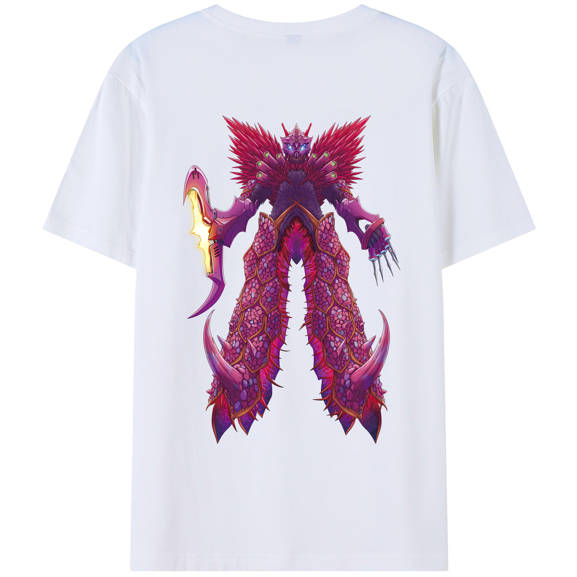 （画像用） ウルトラマン Ultraman 綿100％ メンズ半袖Tシャツ（バックプリント） 通気性