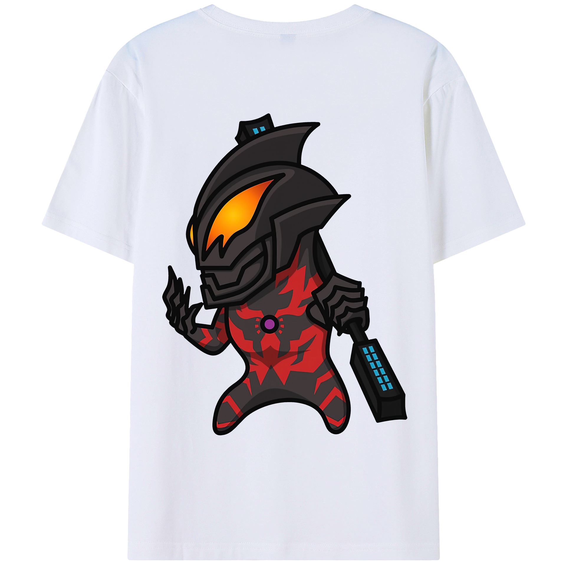 （画像用） ウルトラマン Ultraman 綿100％ メンズ半袖Tシャツ（バックプリント） 通気性