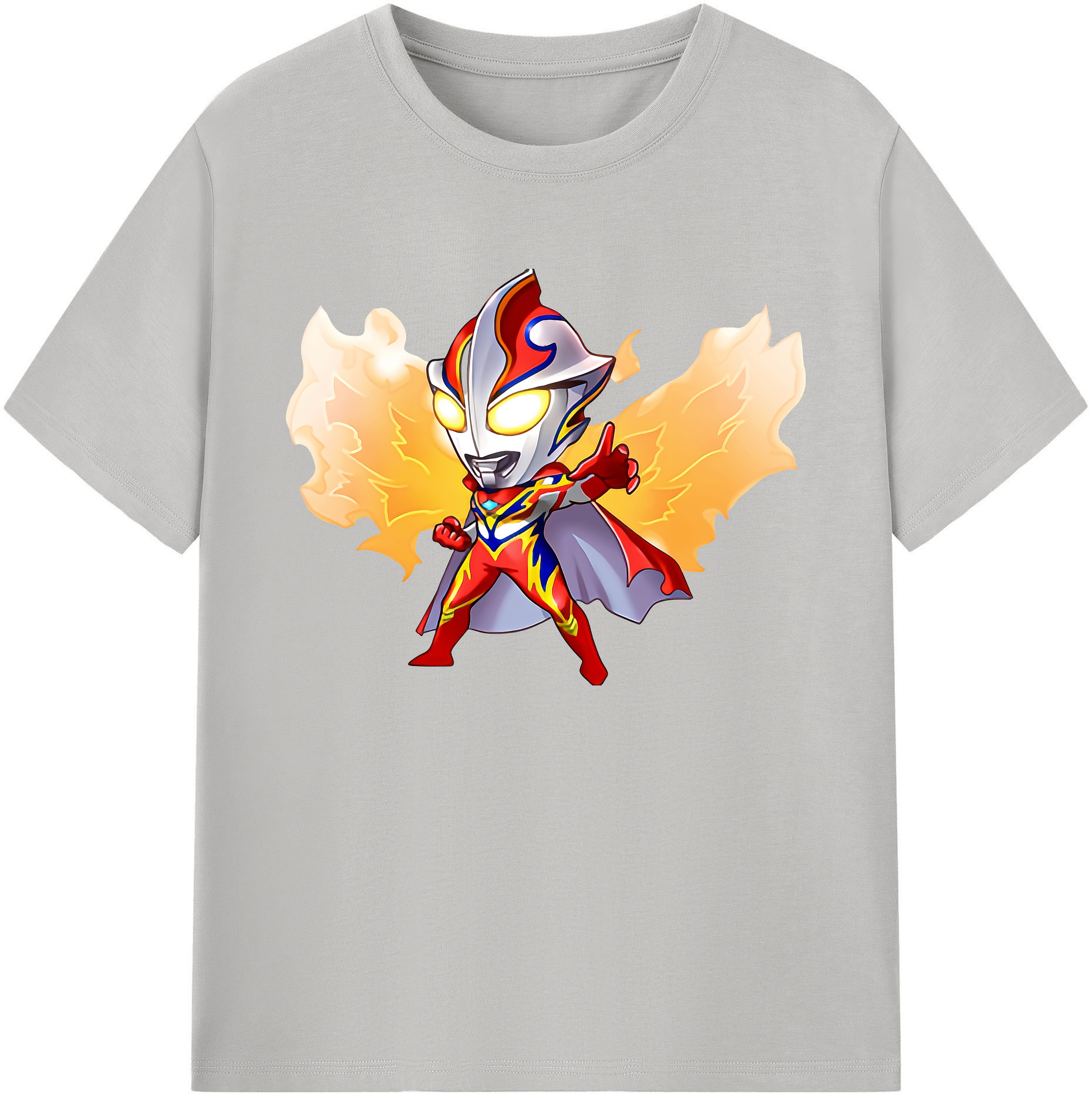 （画像用） ウルトラマン Ultraman 綿100％ メンズ半袖Tシャツ｜肌触りやわらか＆通気性