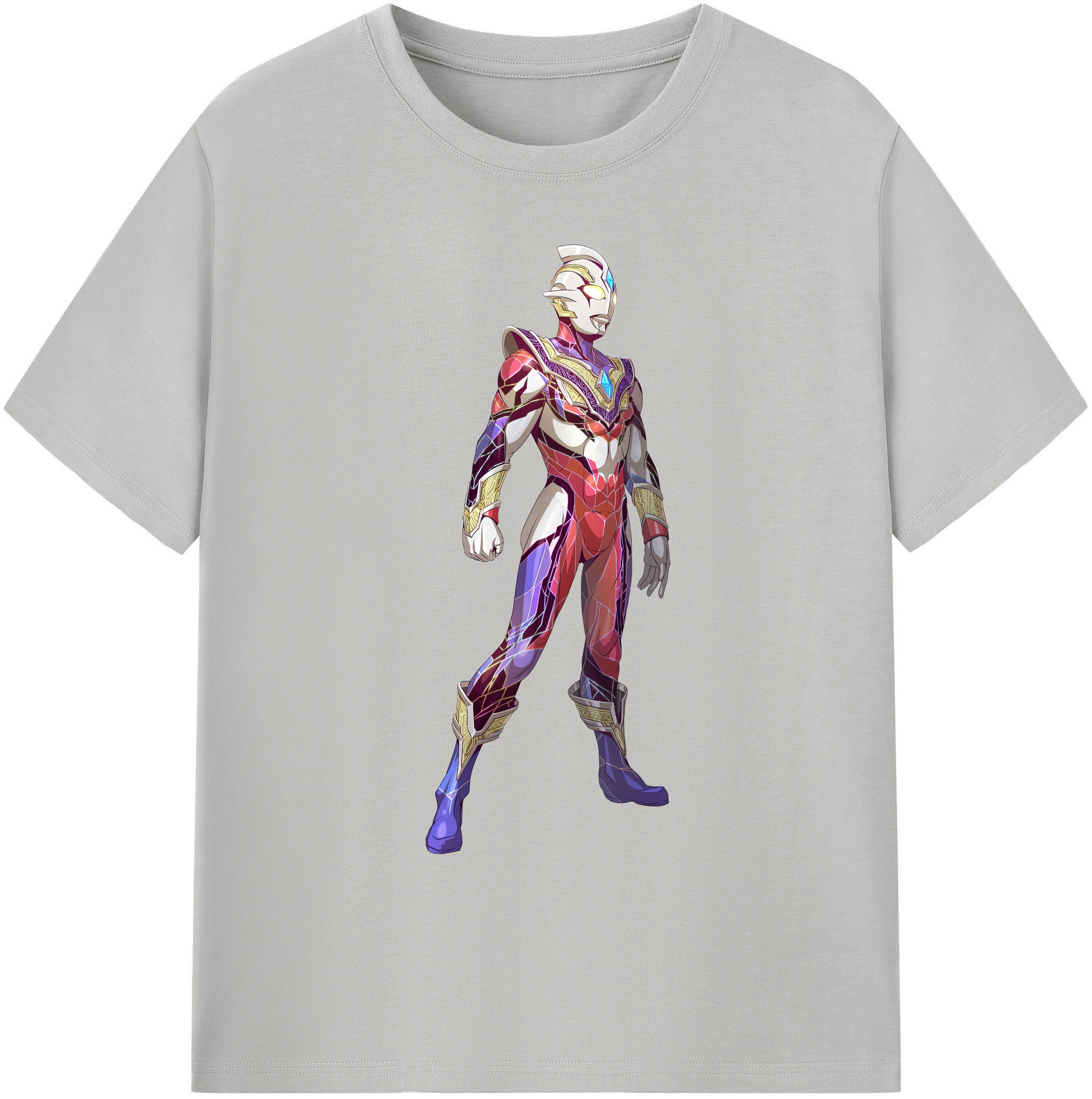 （画像用） ウルトラマン Ultraman 綿100％ メンズ半袖Tシャツ｜肌触りやわらか＆通気性