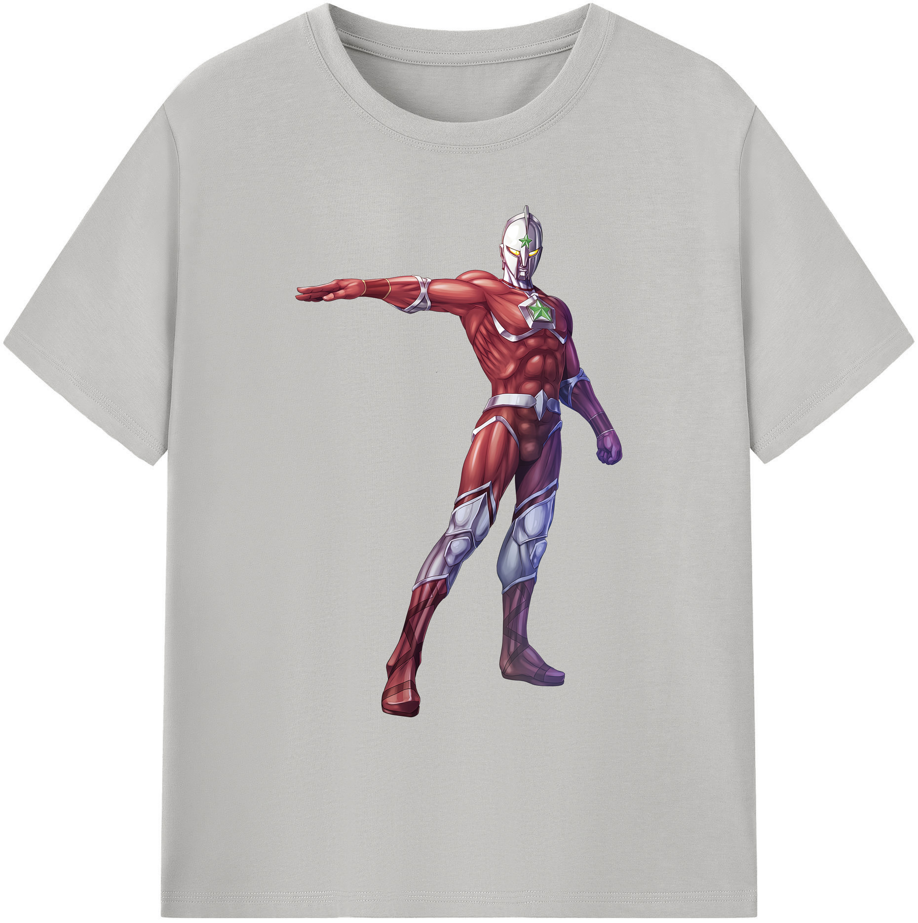 （画像用） ウルトラマン Ultraman 綿100％ メンズ半袖Tシャツ｜肌触りやわらか＆通気性