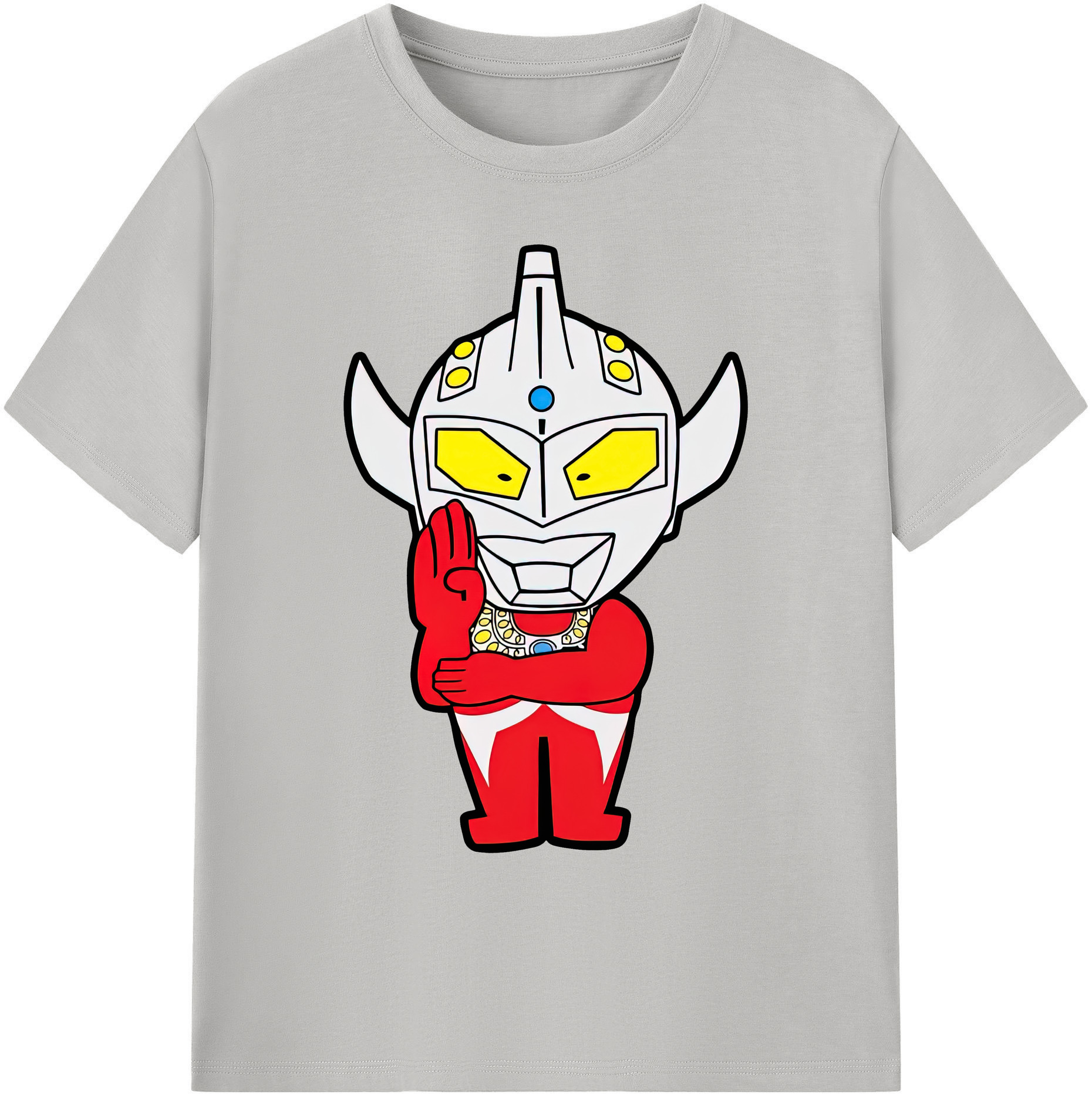 （画像用） ウルトラマン Ultraman 綿100％ メンズ半袖Tシャツ｜肌触りやわらか＆通気性